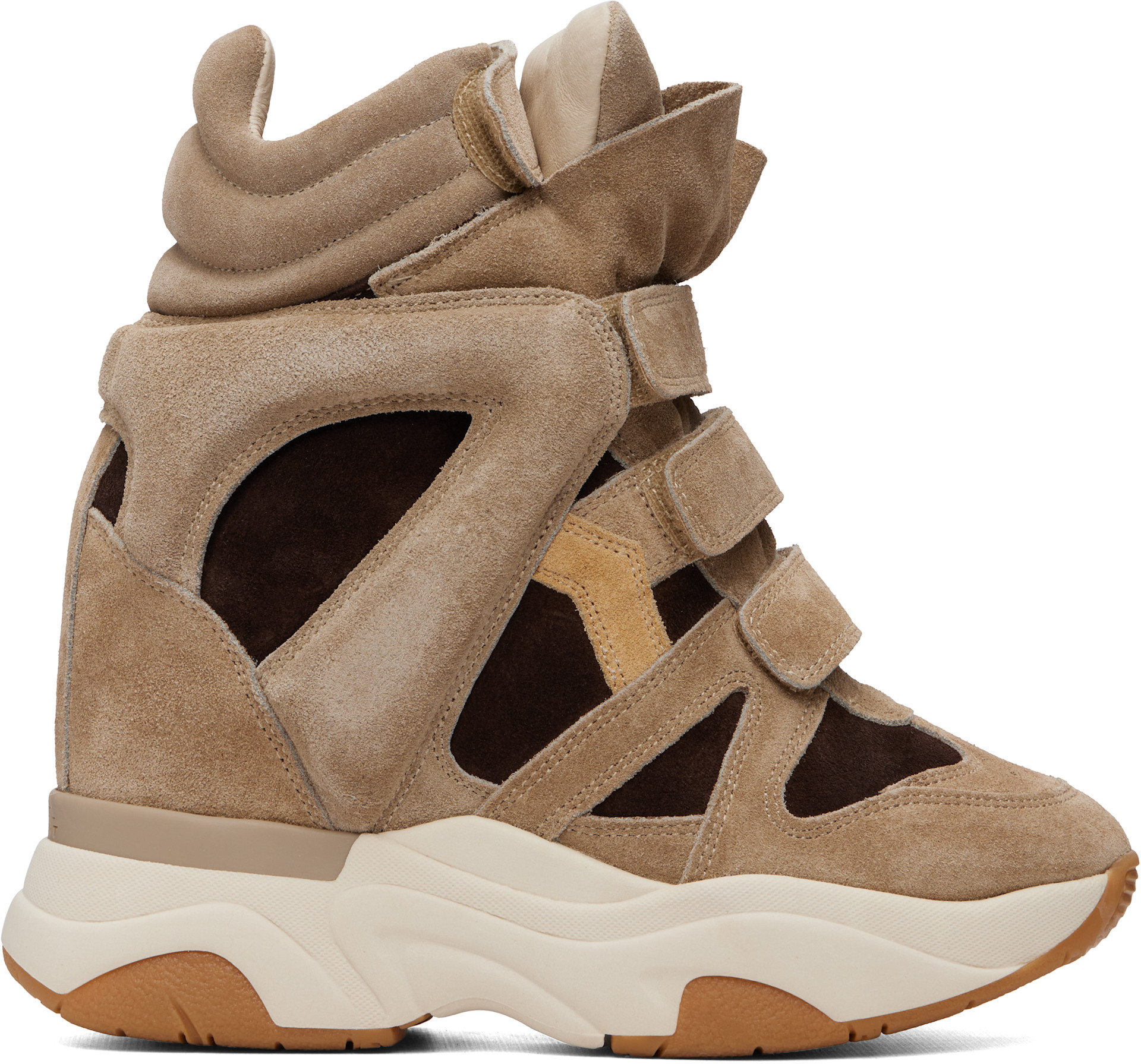 Isabel Marant: ベージュ＆ブラウン Balskee スニーカー | SSENSE 日本