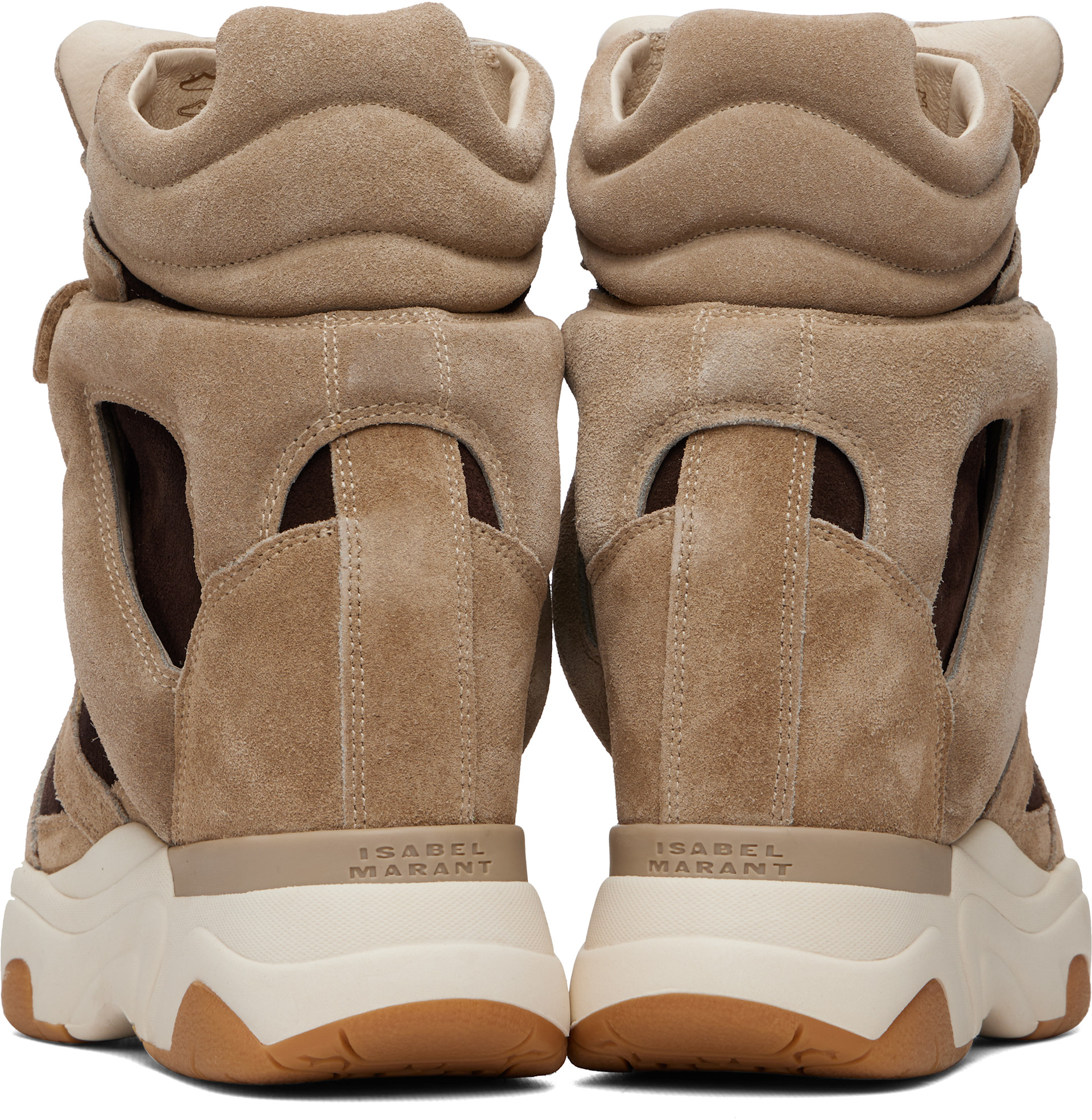 Isabel Marant - Baskets Balskee beige et brun