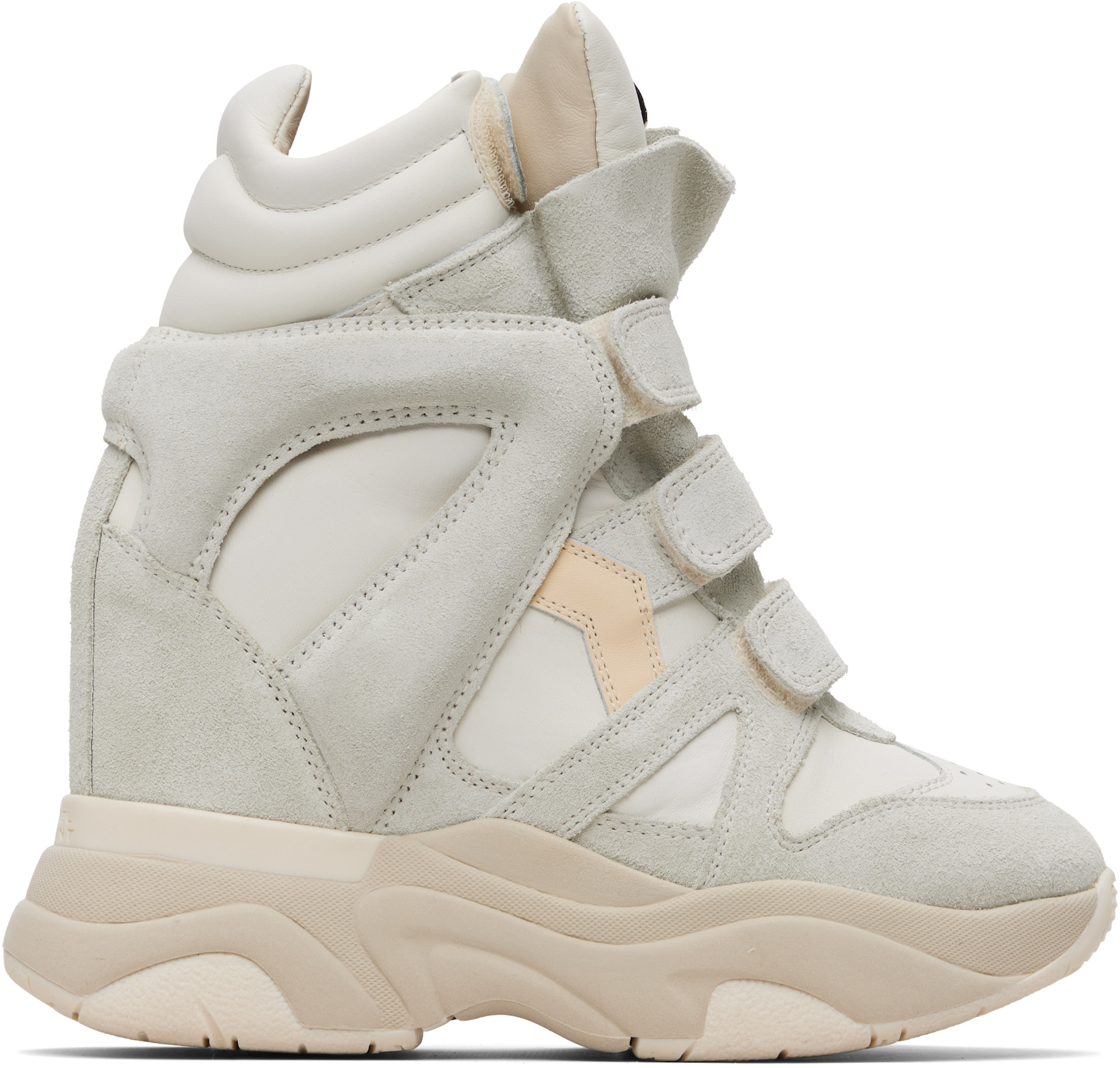 Isabel Marant - Baskets Balskee blanc cassé