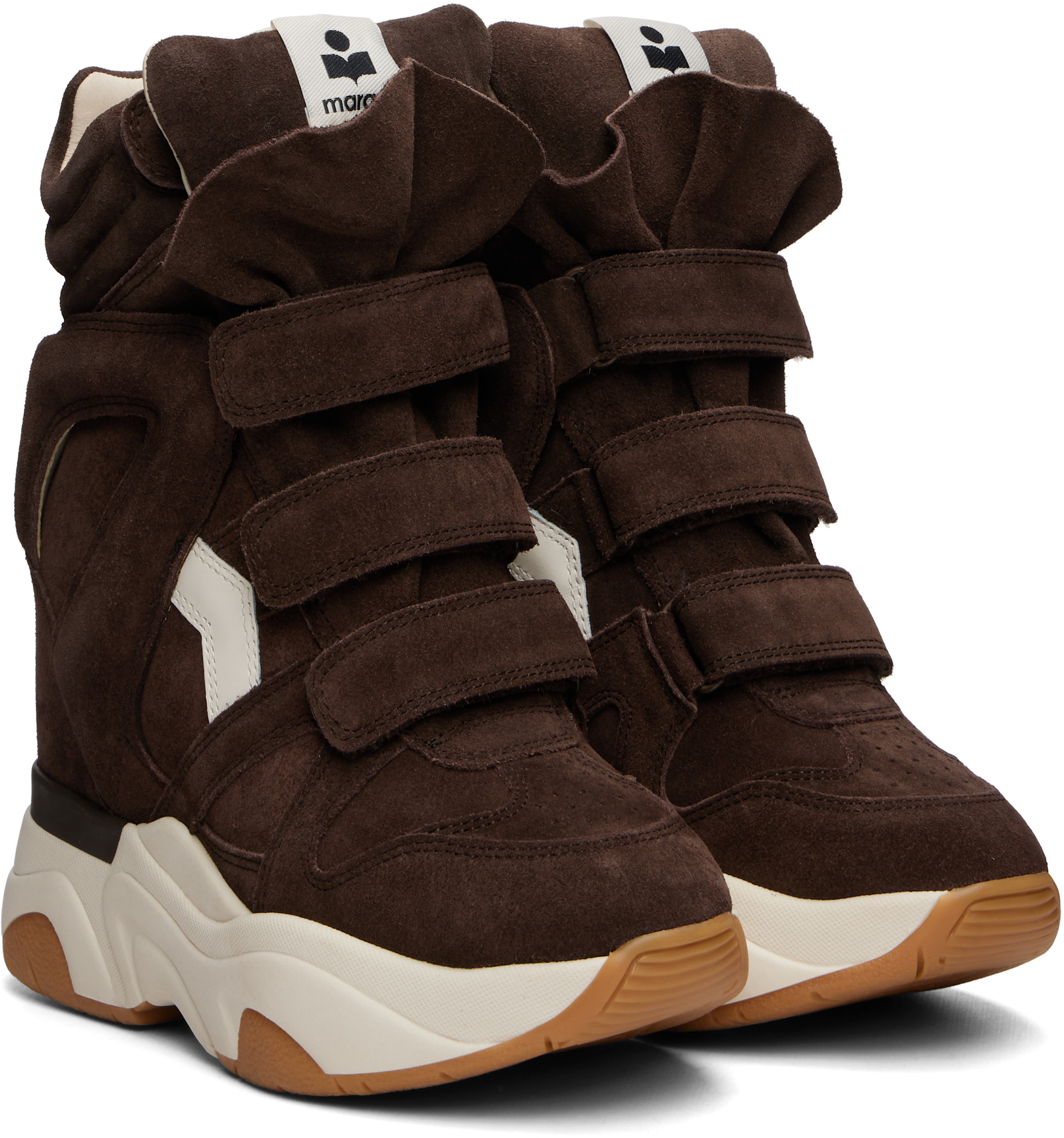 Isabel Marant - Baskets Balskee brunes