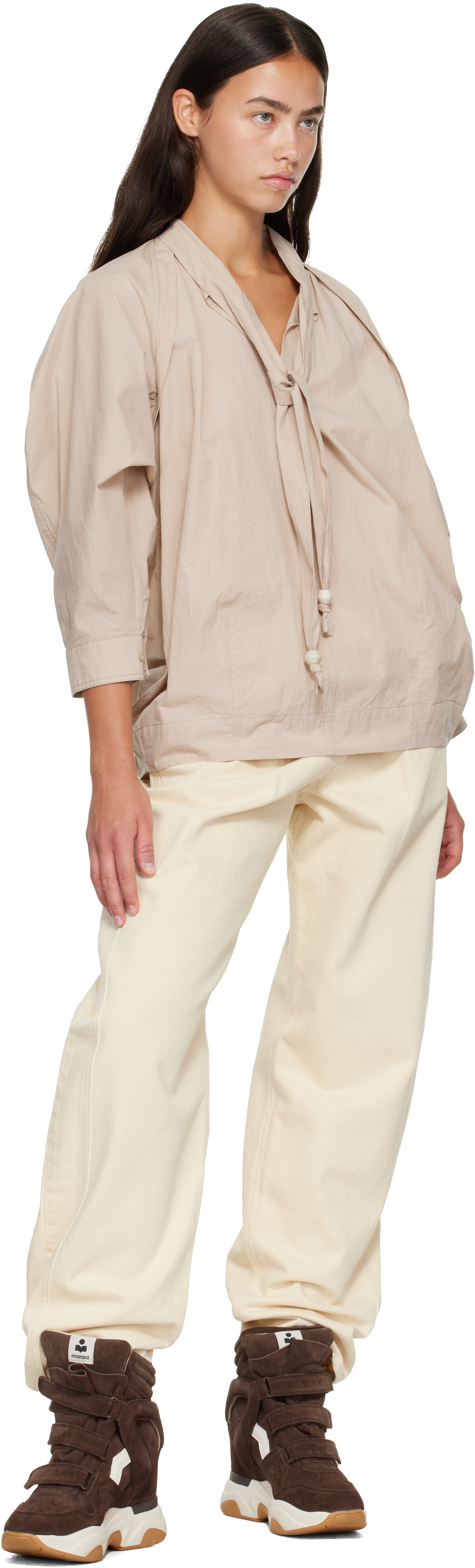 Isabel Marant - Baskets Balskee brunes