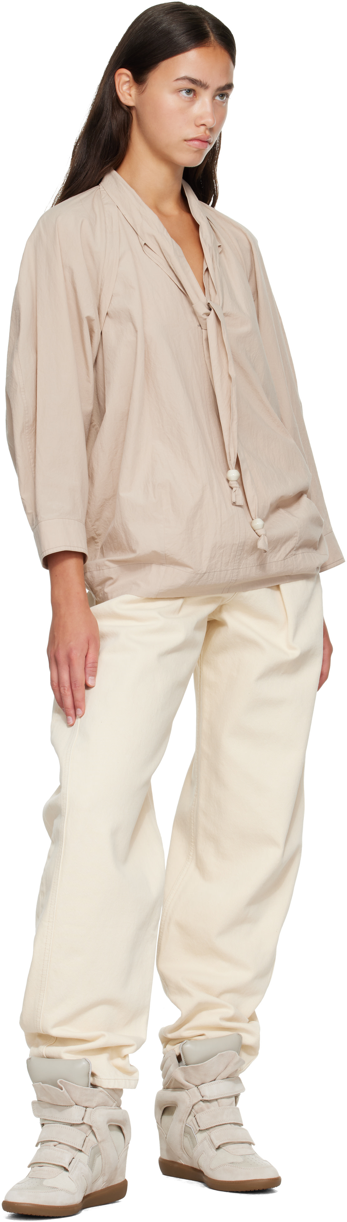 Isabel Marant - Baskets Bekett blanc cassé