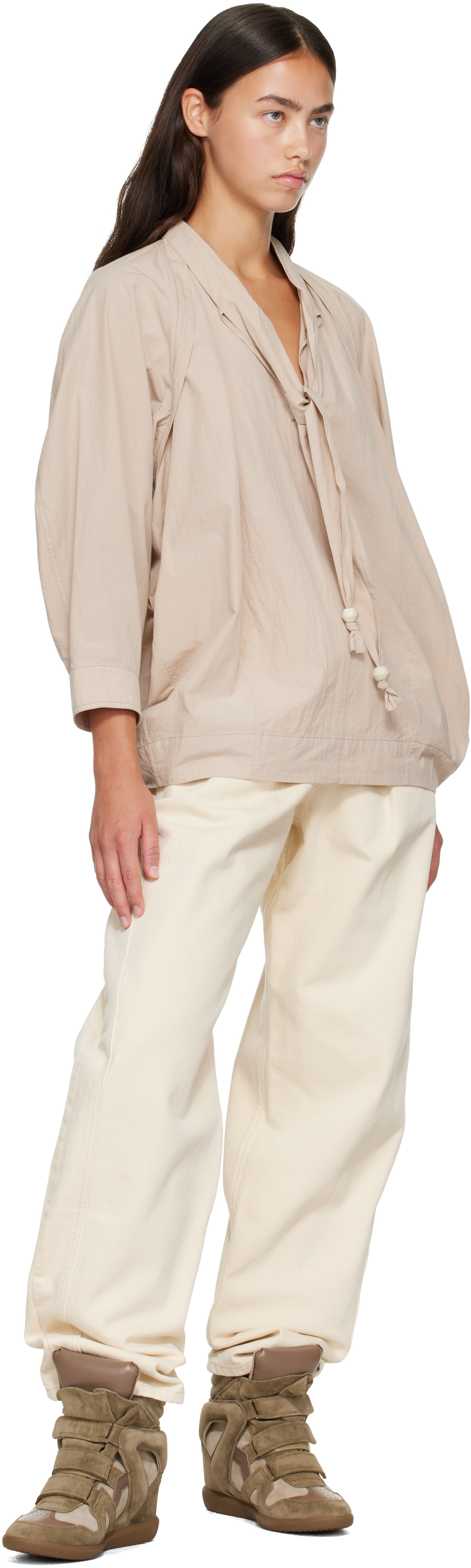 Isabel Marant - Baskets Bekett taupe