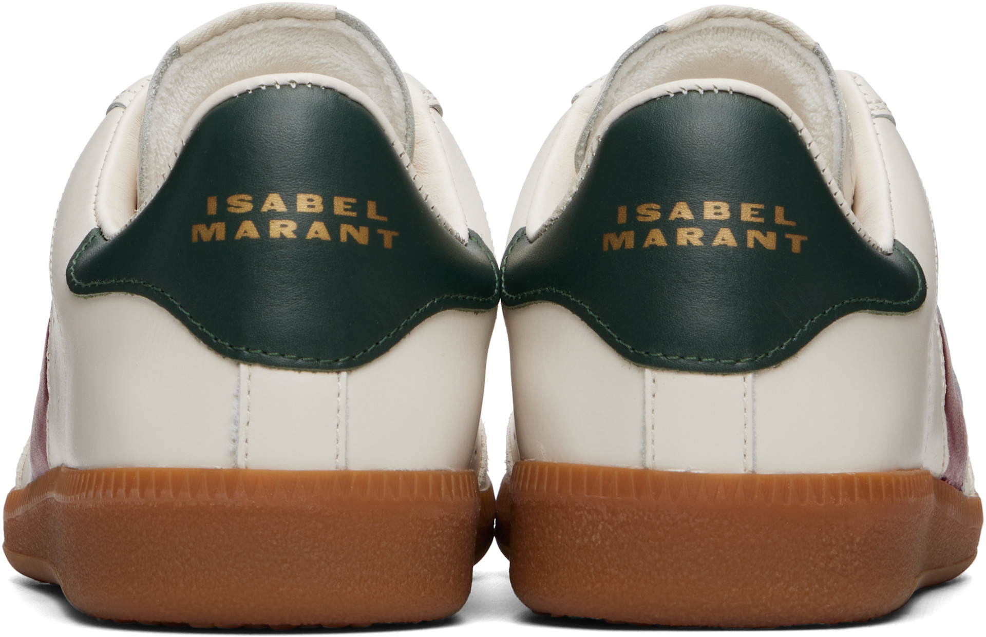 Isabel Marant - Baskets Bryce blanc et rouge