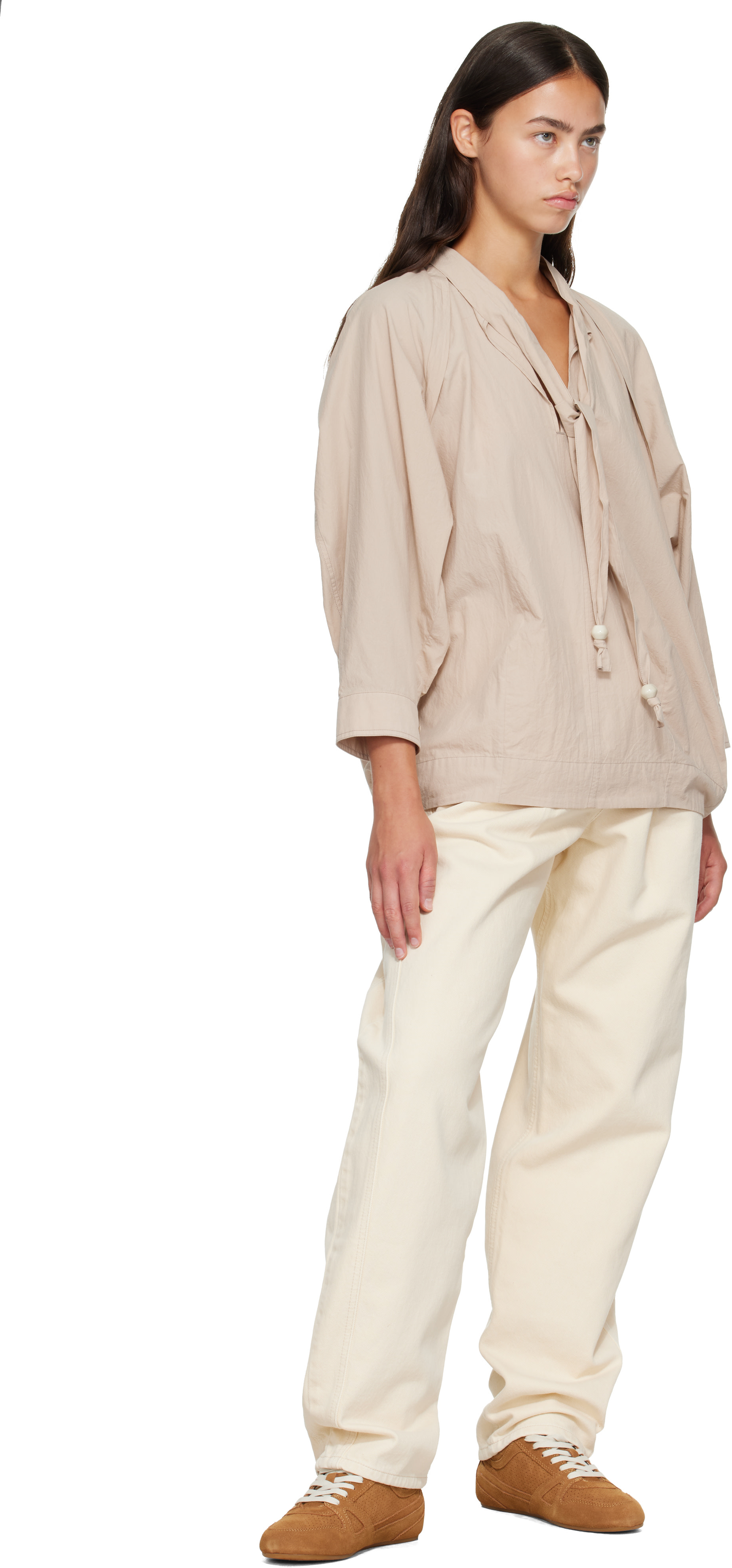 Isabel Marant - Baskets Senny brun clair
