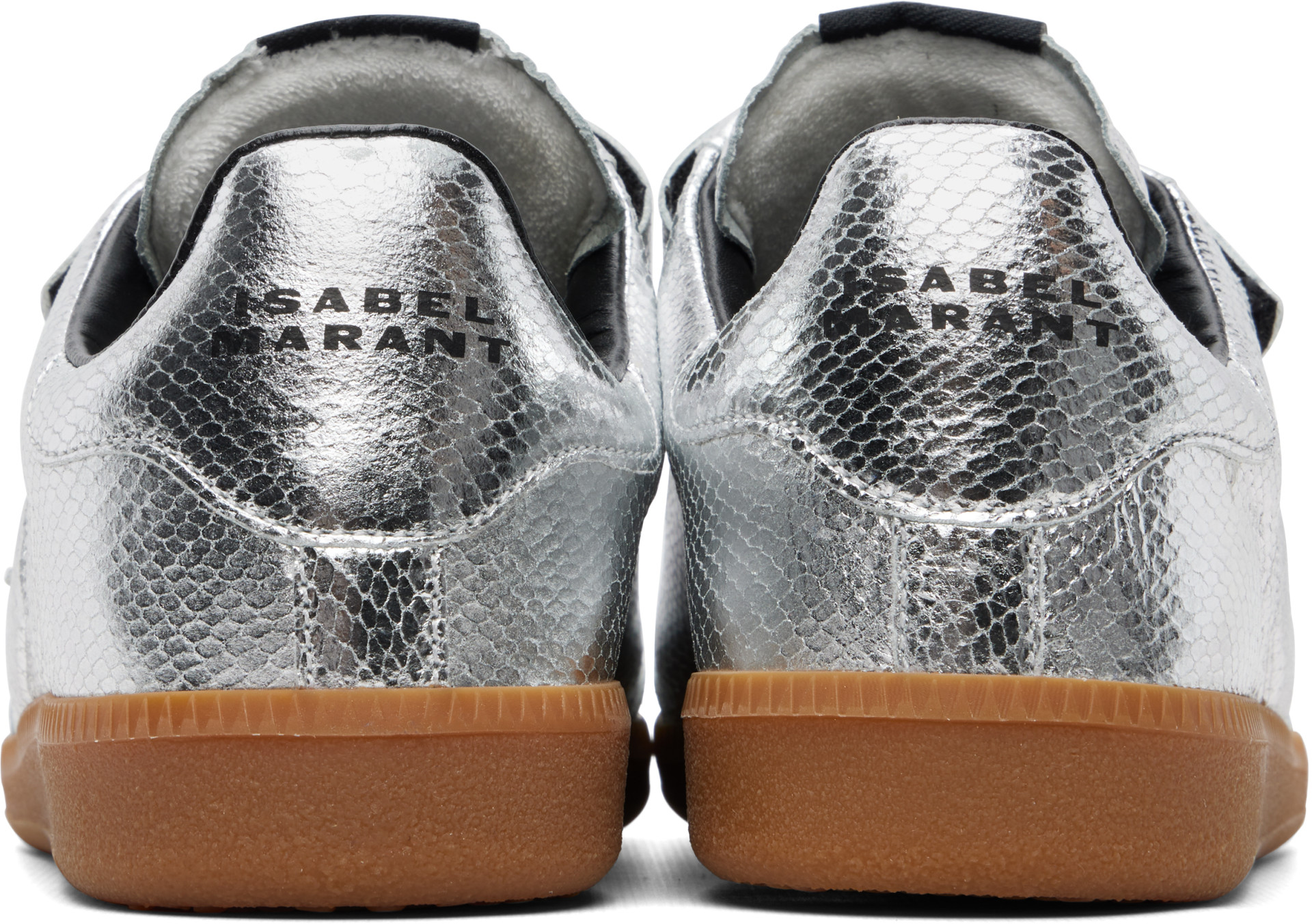 Isabel Marant - Baskets Beth argentées