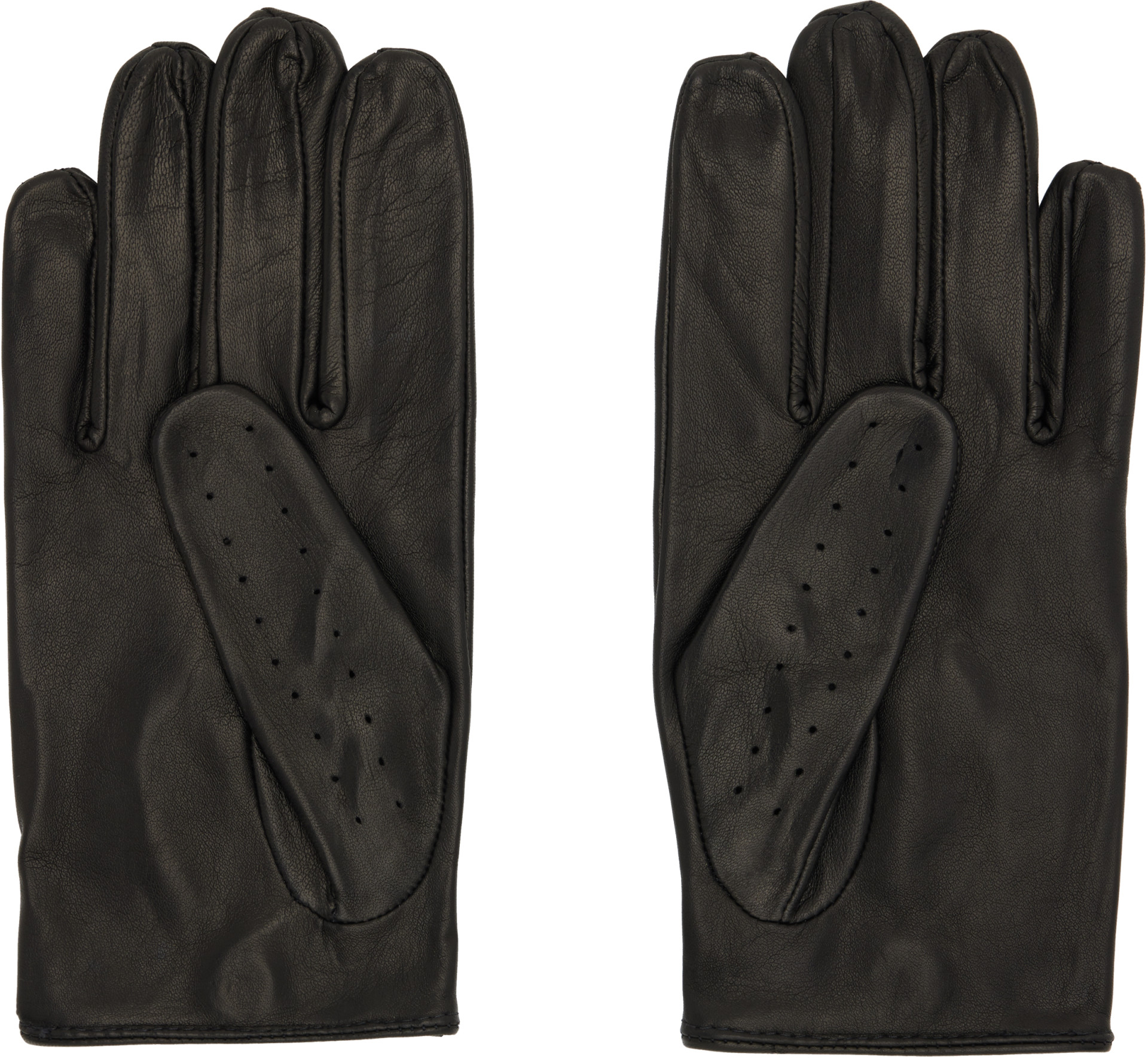 Ernest W. Baker - Black Studded Driving Gloves
