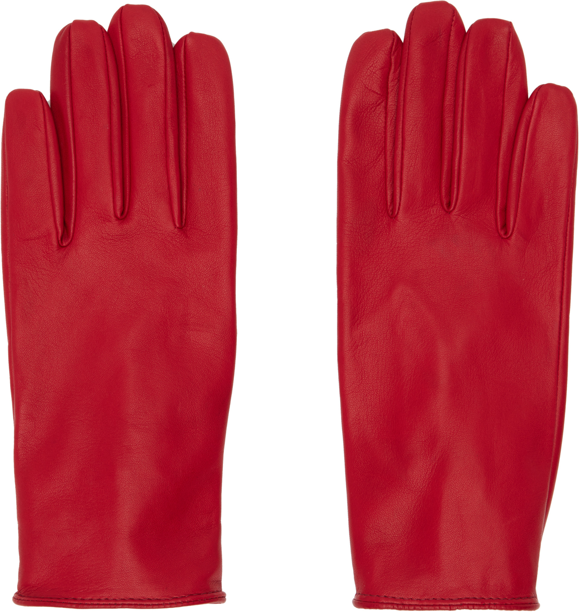 Ernest W. Baker - Red Leather Gloves
