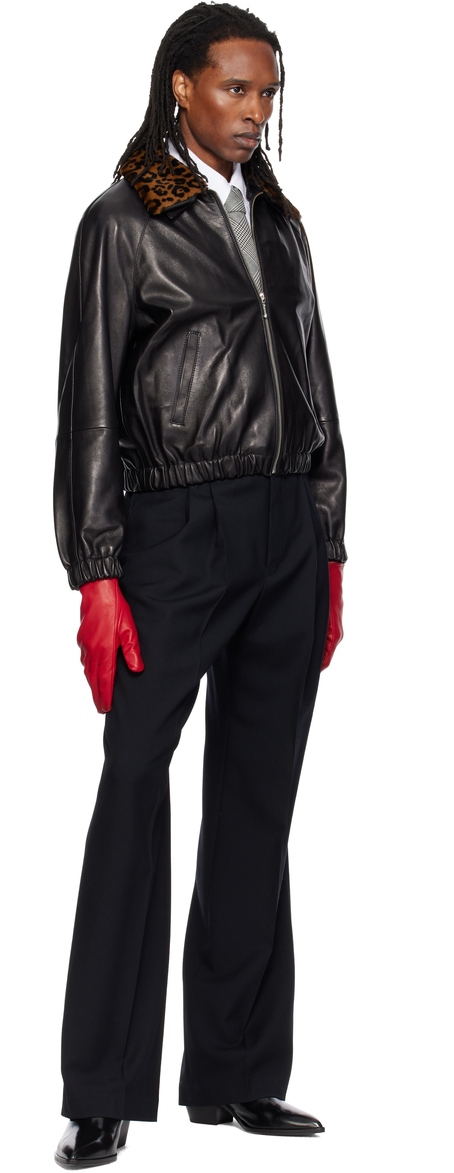 Ernest W. Baker - Red Leather Gloves