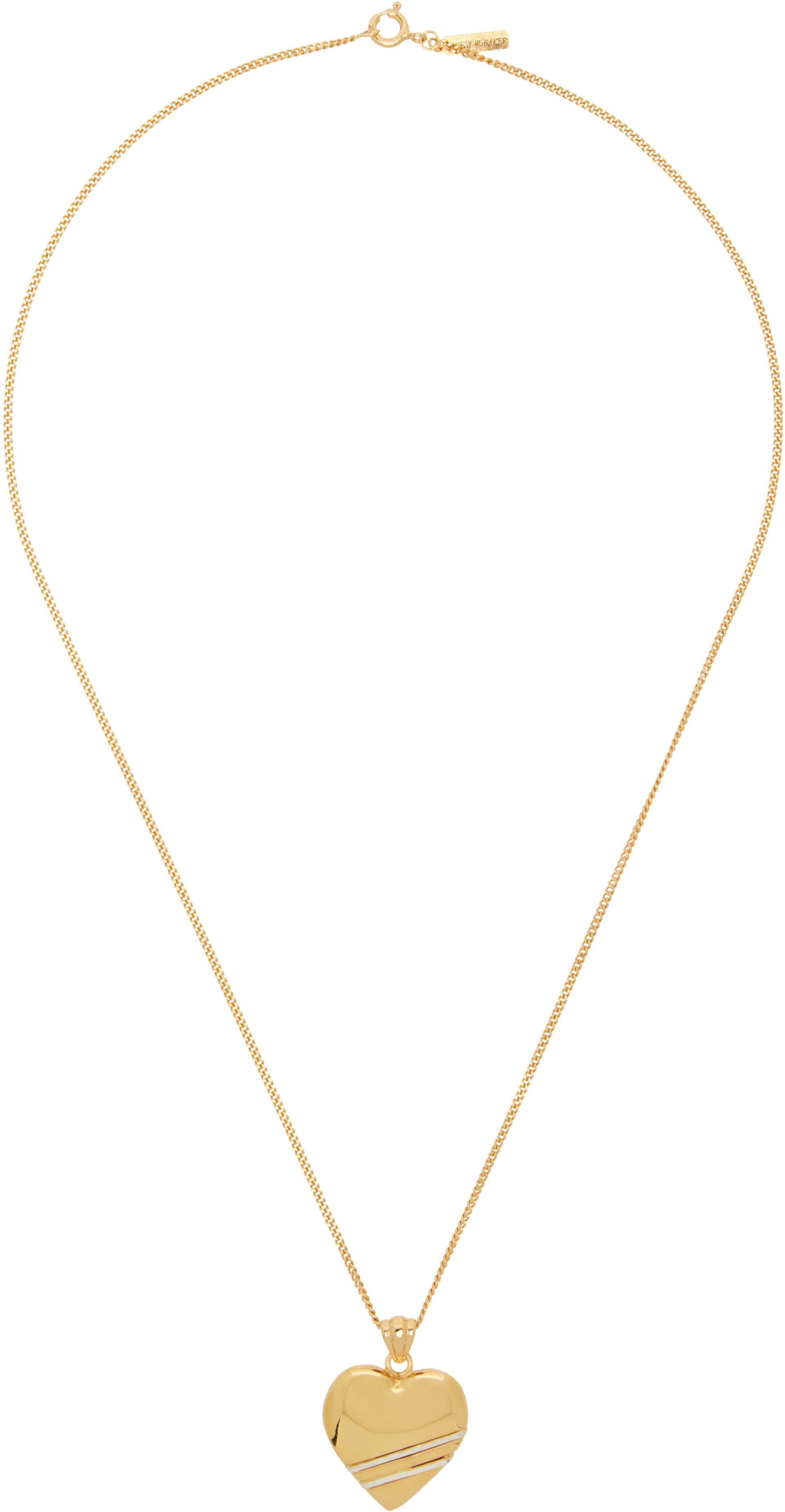 Ernest W. Baker - Mod Heart Necklace