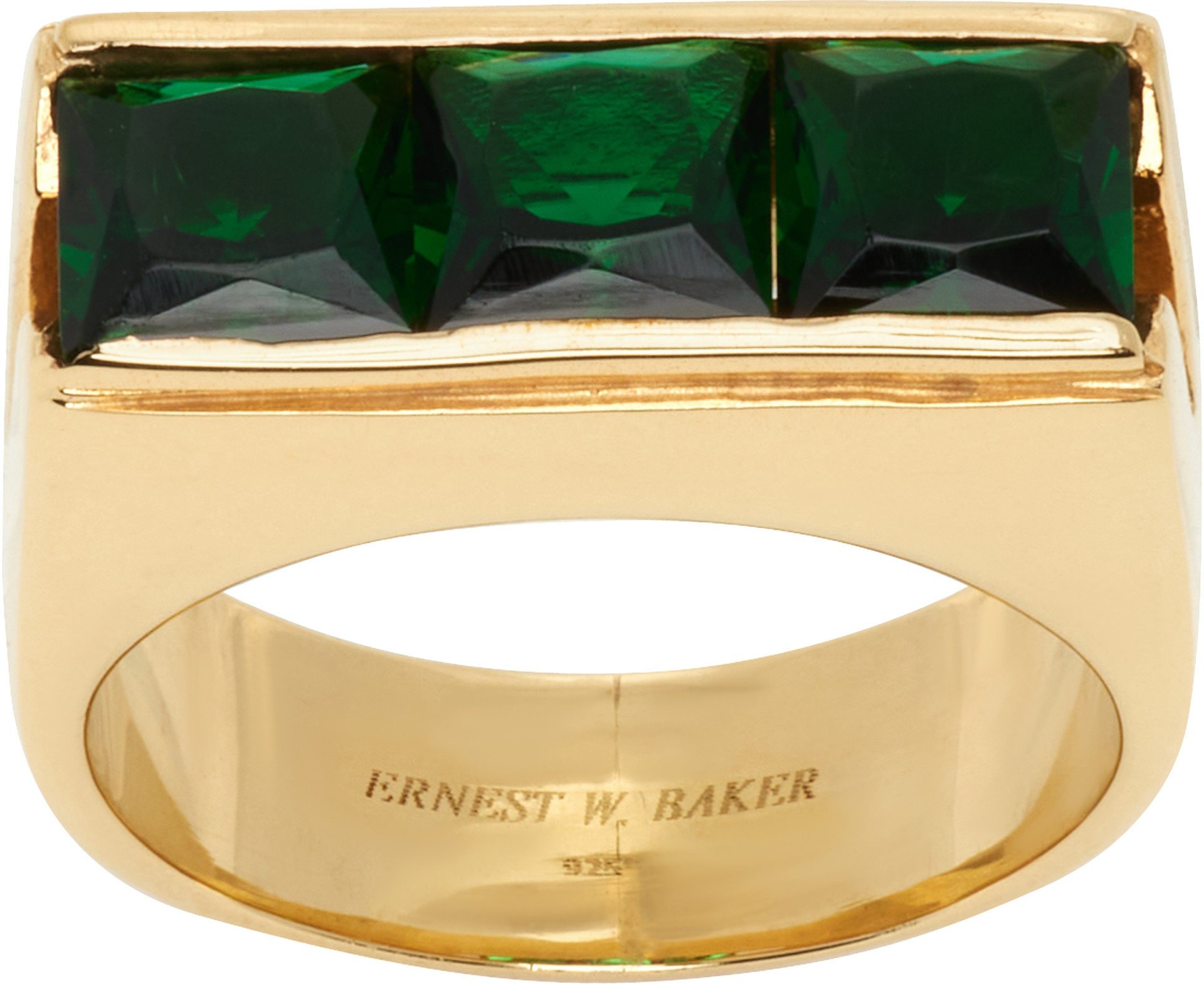 Ernest W. Baker - Three Stone Ring