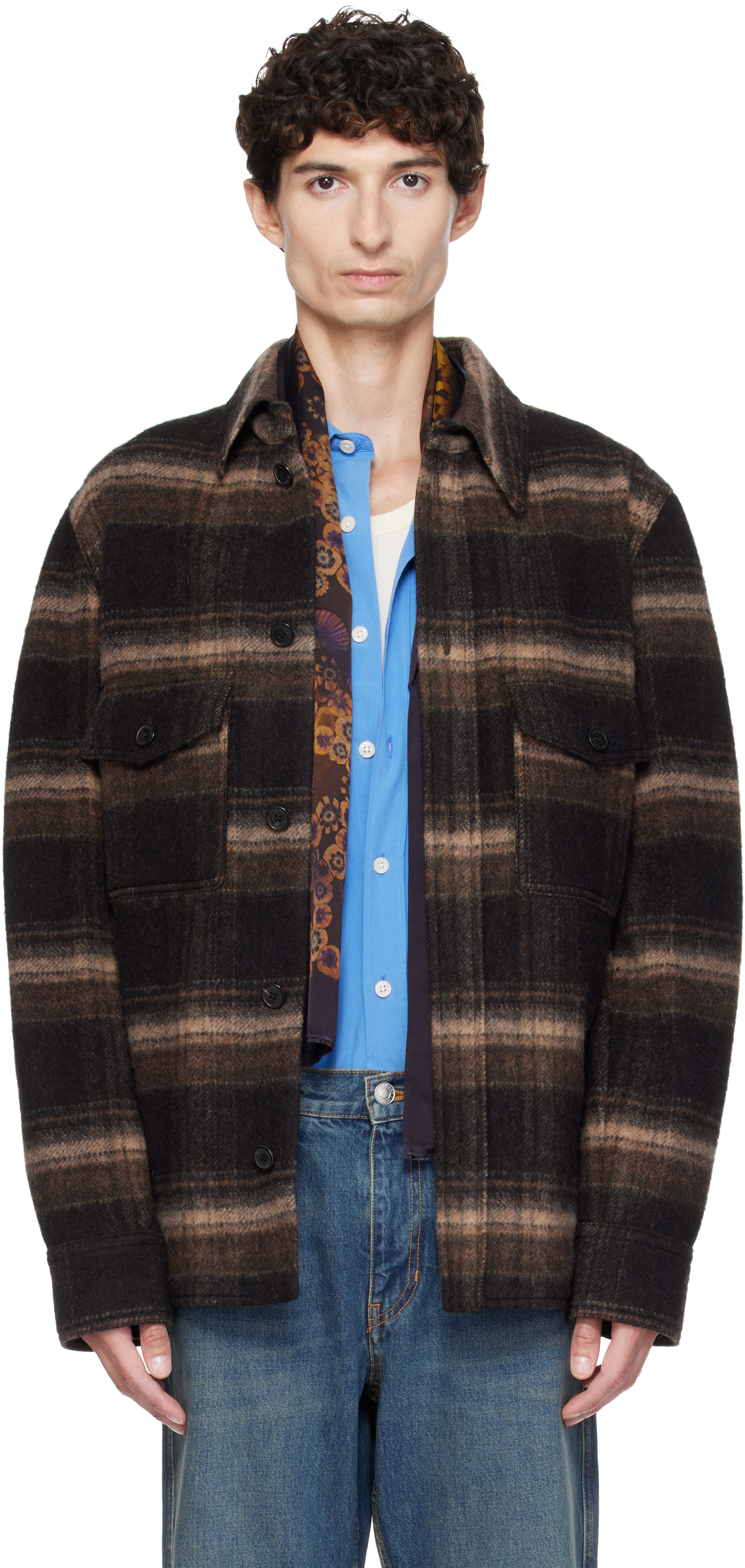 Isabel Marant - Black & Beige Kervon Jacket