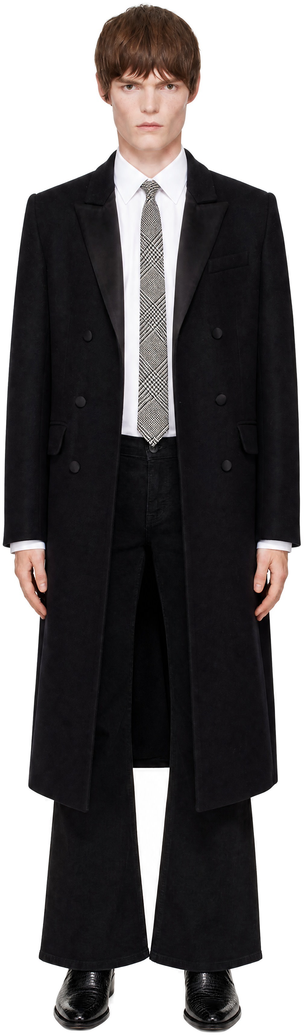 Ernest W. Baker - Black Double Breasted Coat