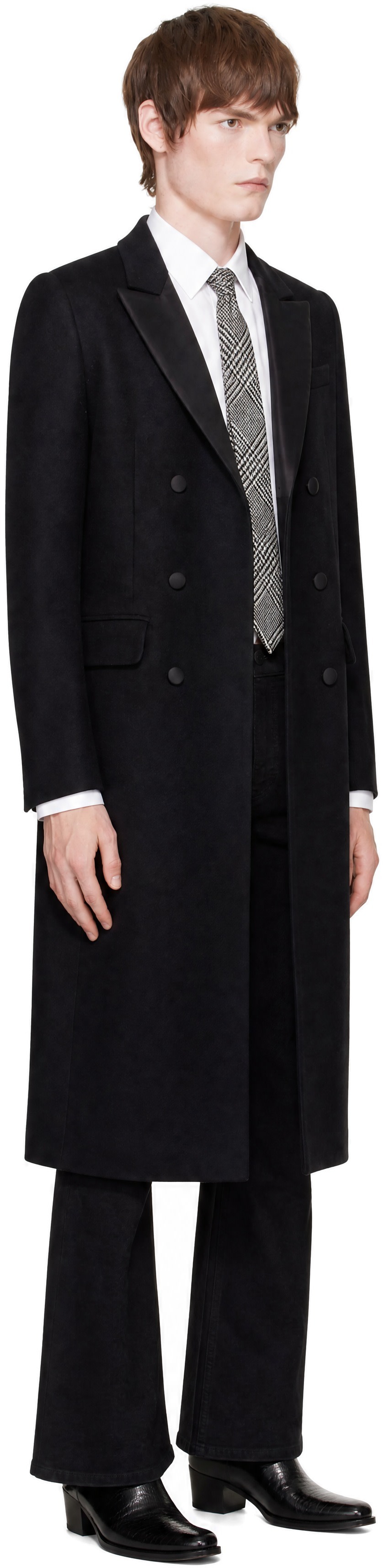 Ernest W. Baker - Black Double Breasted Coat