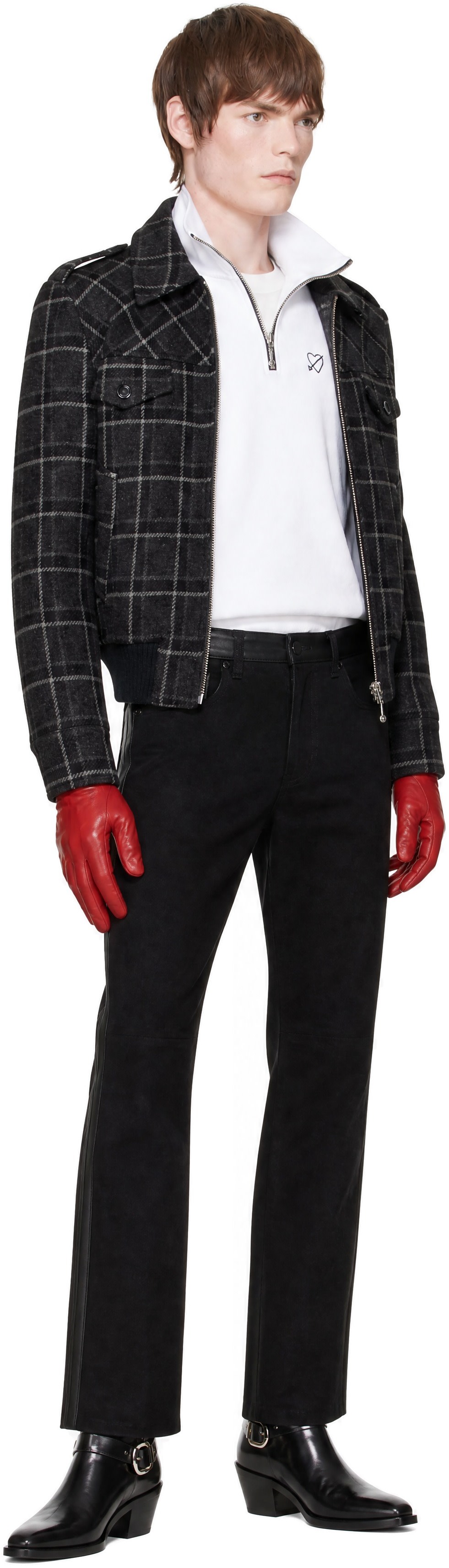 Ernest W. Baker - Gray Check Bomber Jacket