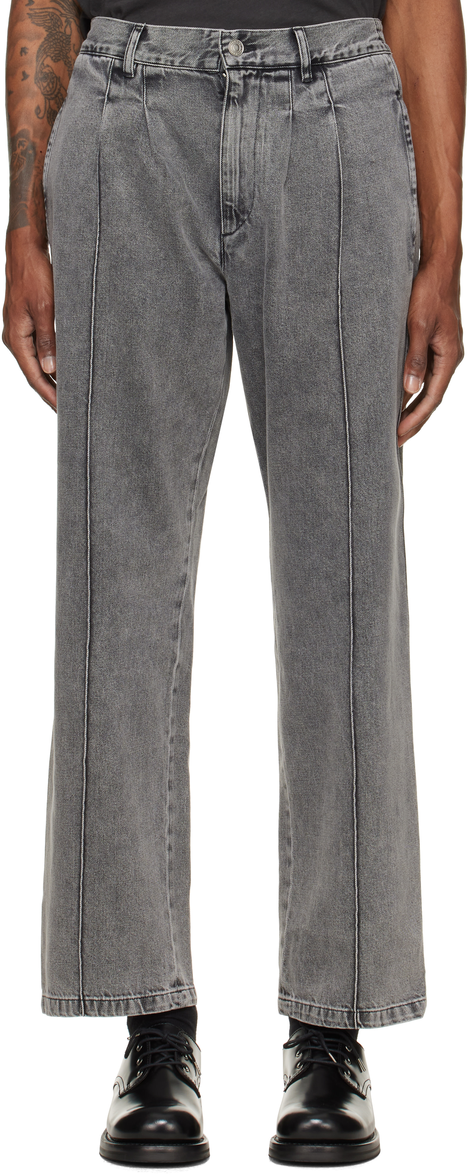 Isabel Marant: Gray Kostinur Jeans | SSENSE