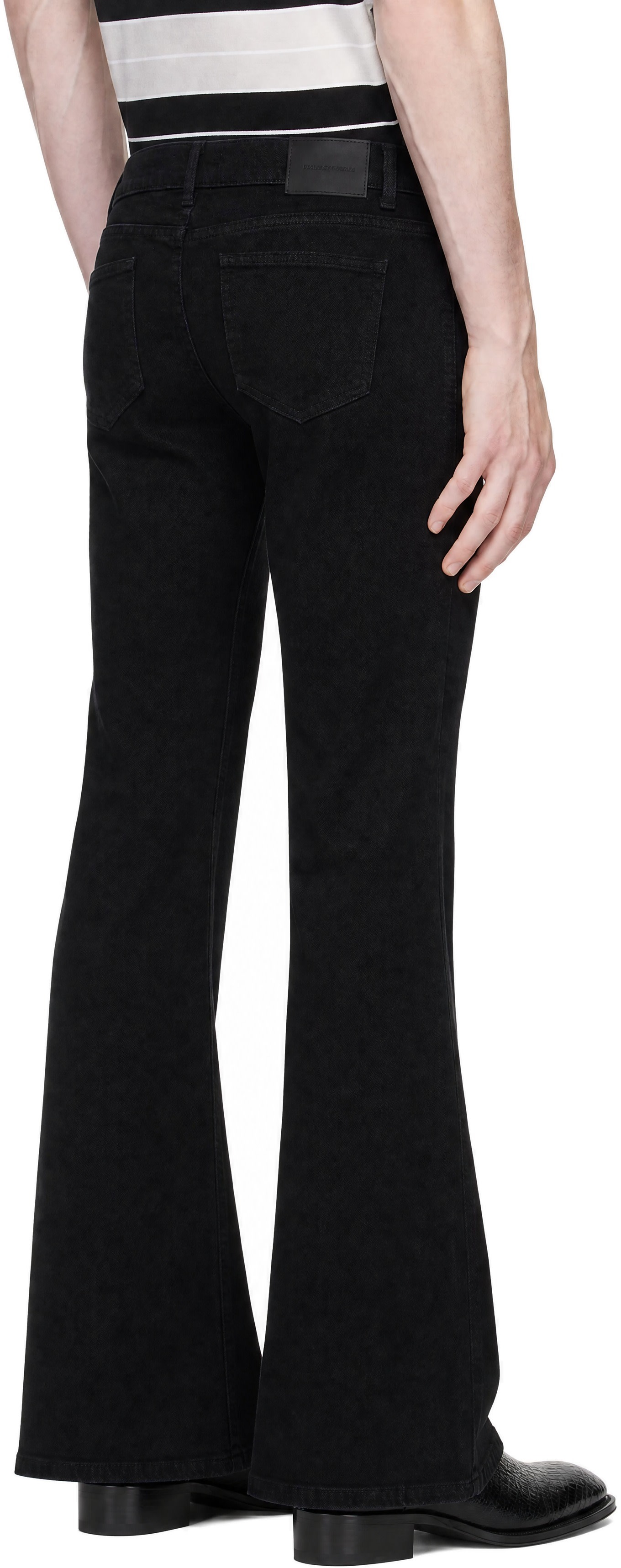 Ernest W. Baker - Black Flare Jeans