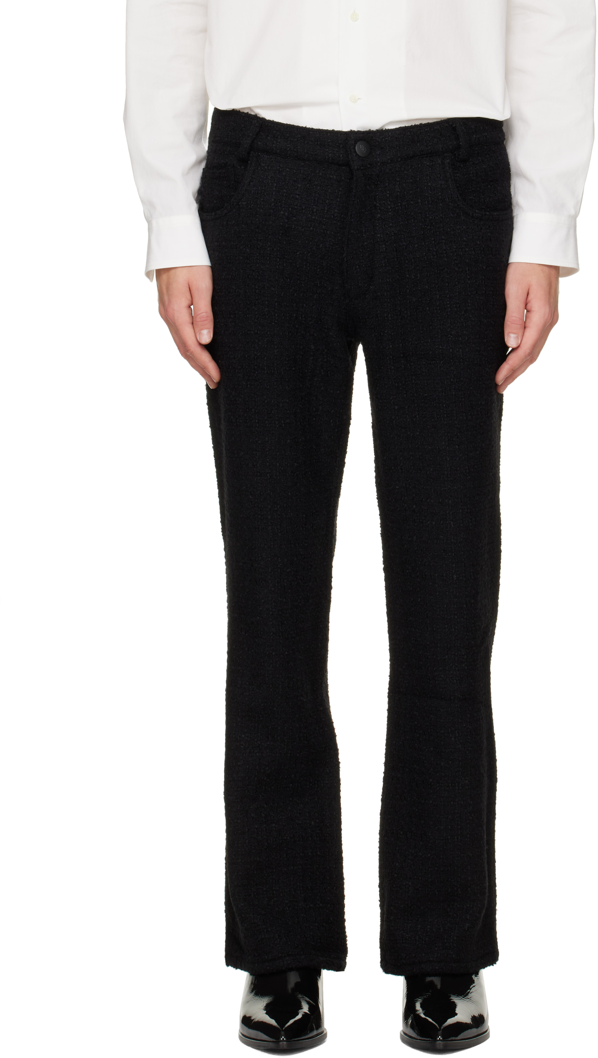 ERNEST W. BAKER - Pantalon évasé noir