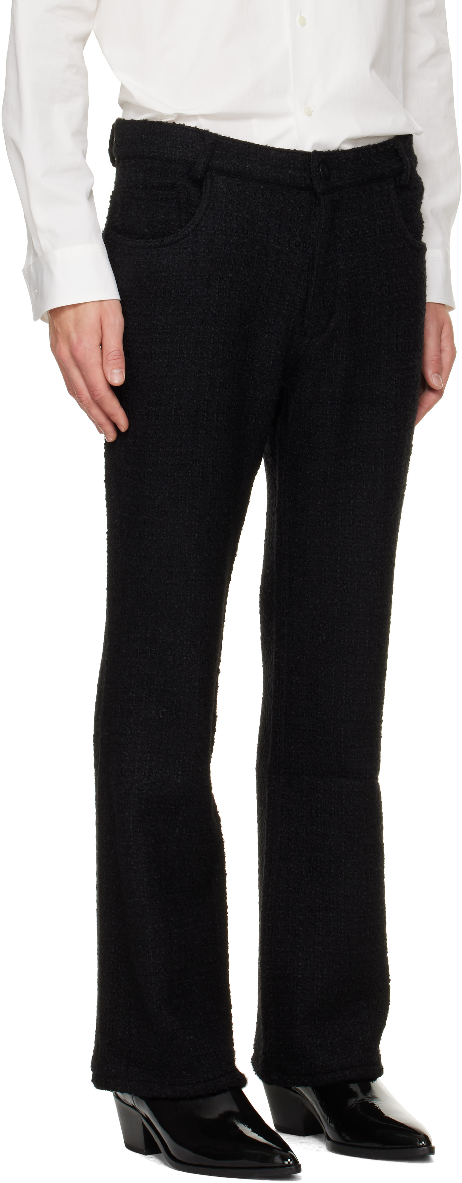 ERNEST W. BAKER - Pantalon évasé noir