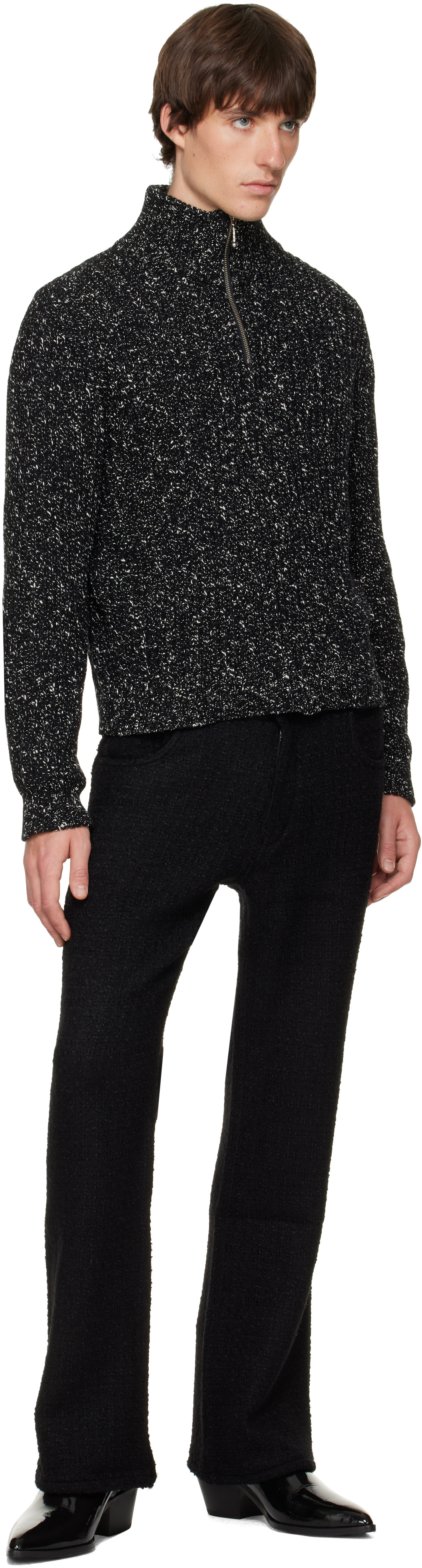 ERNEST W. BAKER - Pantalon évasé noir