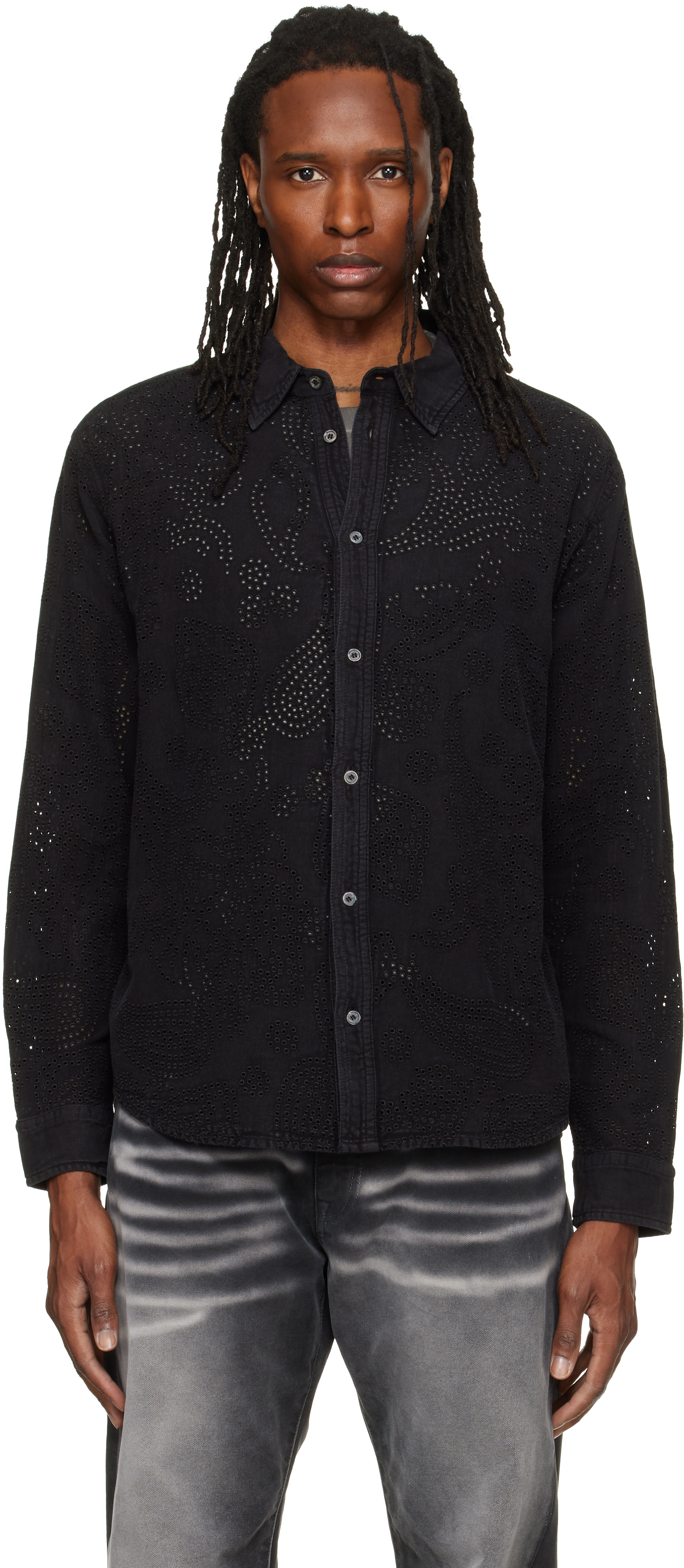 Isabel Marant: ブラック Cybilio デニムシャツ | SSENSE 日本