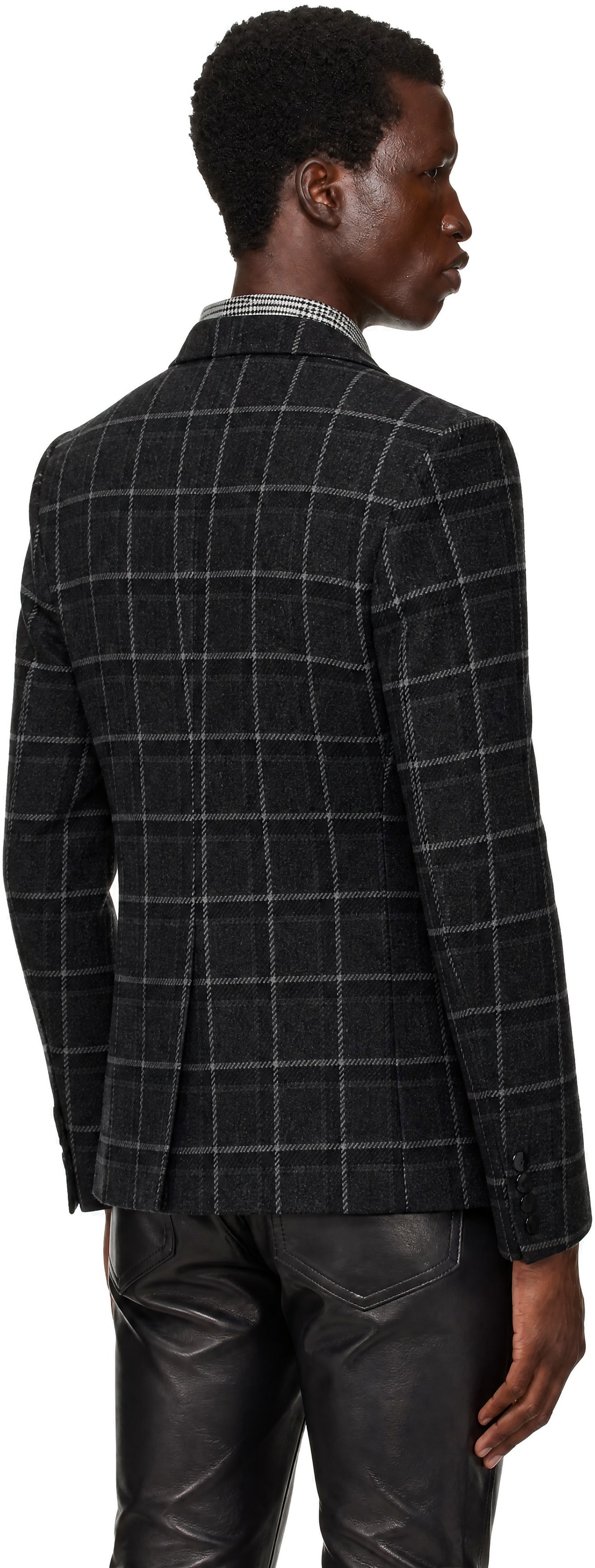 Ernest W. Baker - Gray Double Breasted Blazer