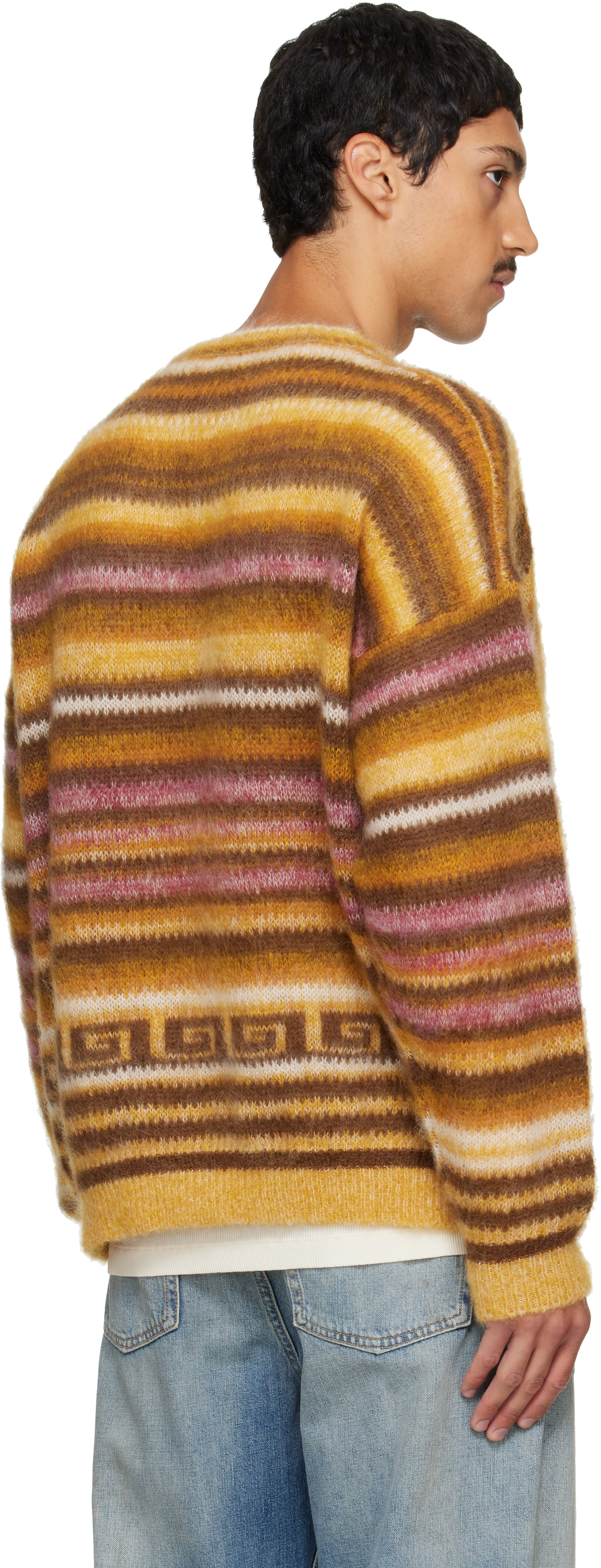 Isabel Marant - Pull Scolan brun clair et rose