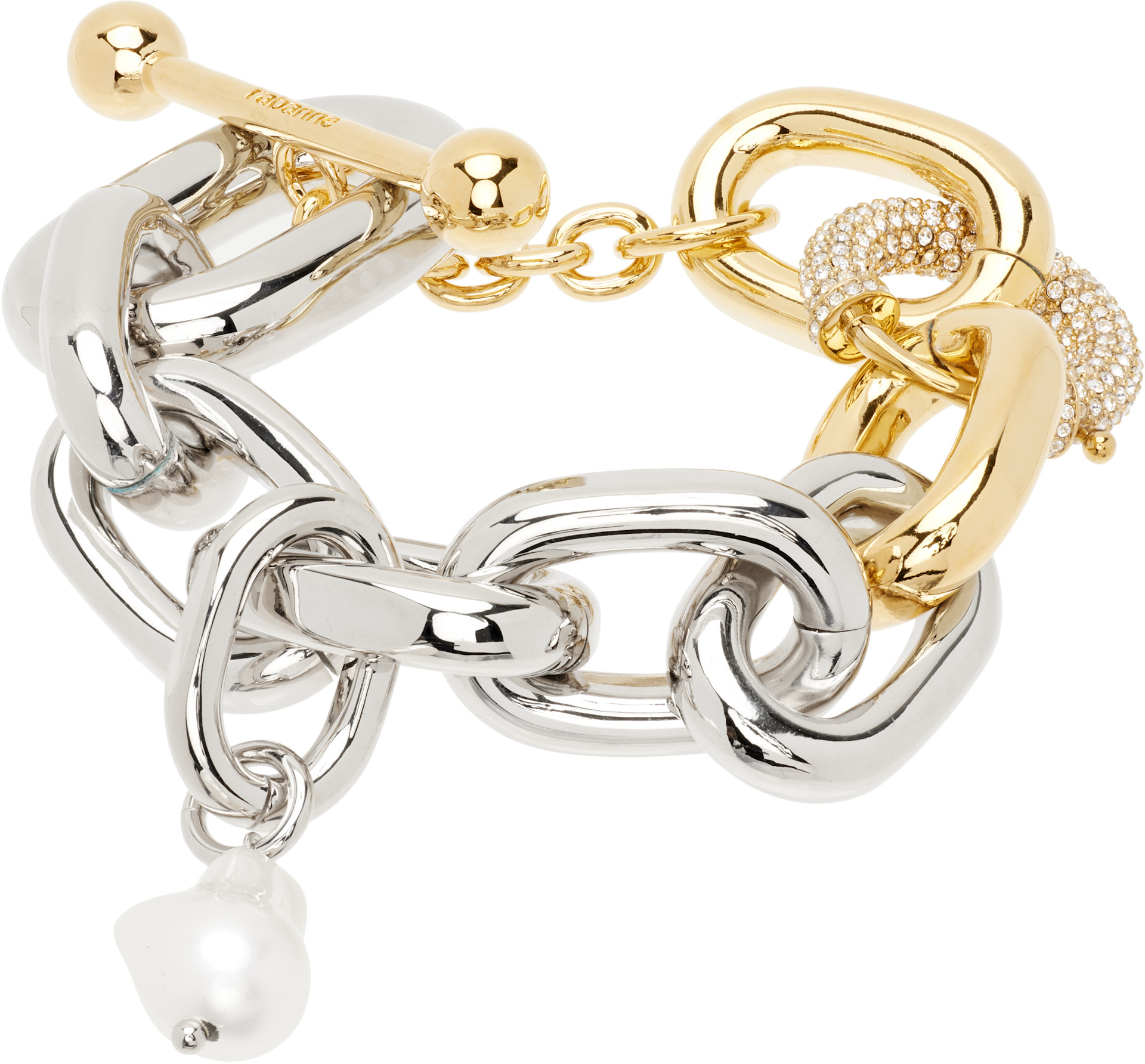 Rabanne - XL Link Bi-Color Punk Style Bracelet