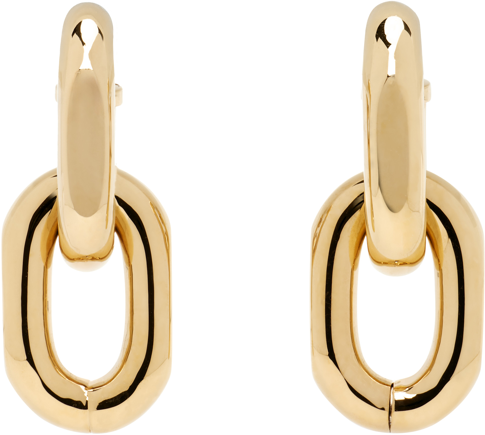 Rabanne - Double XL Link Earrings