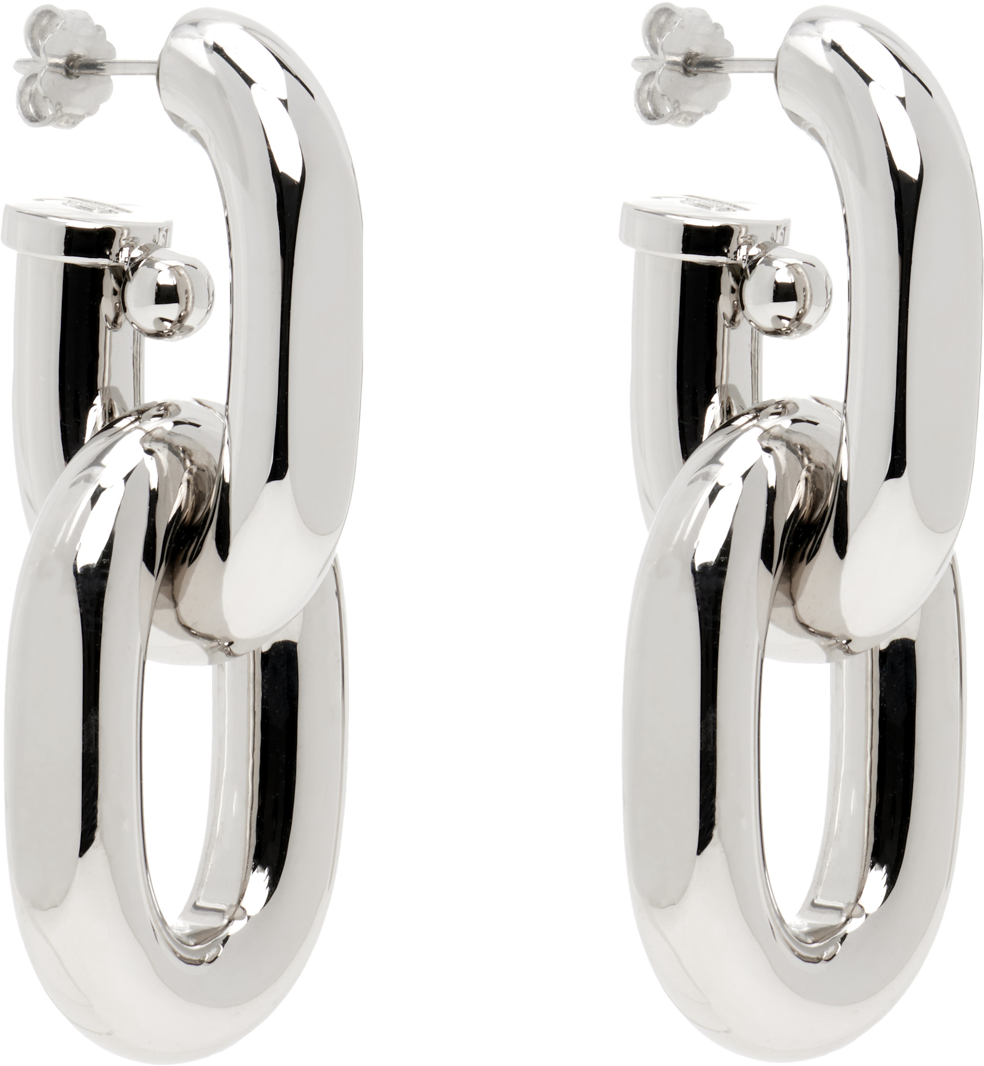 Rabanne - Double XL Link Earrings