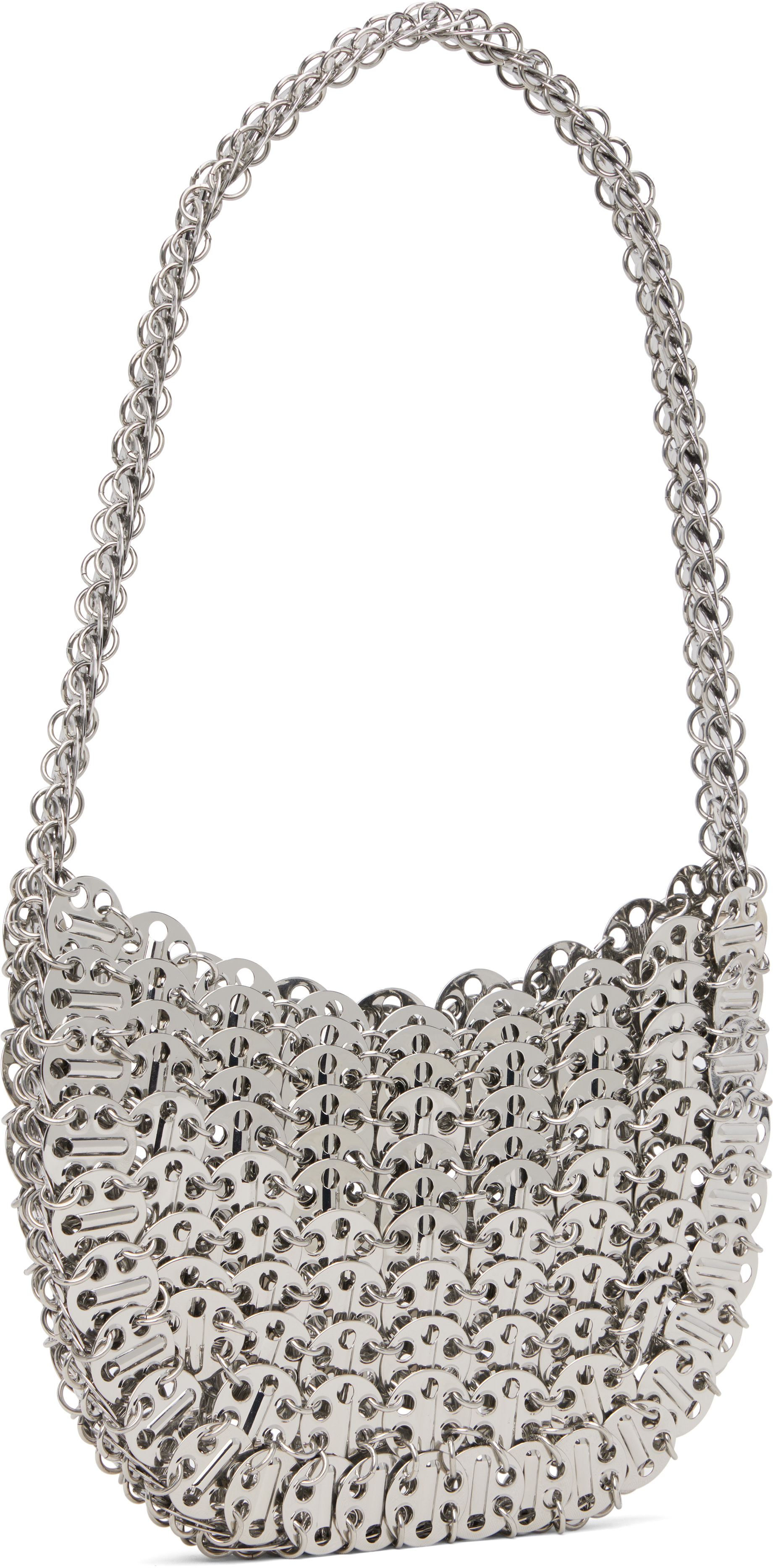 Rabanne - Silver Iconic 1969 Moon Bag