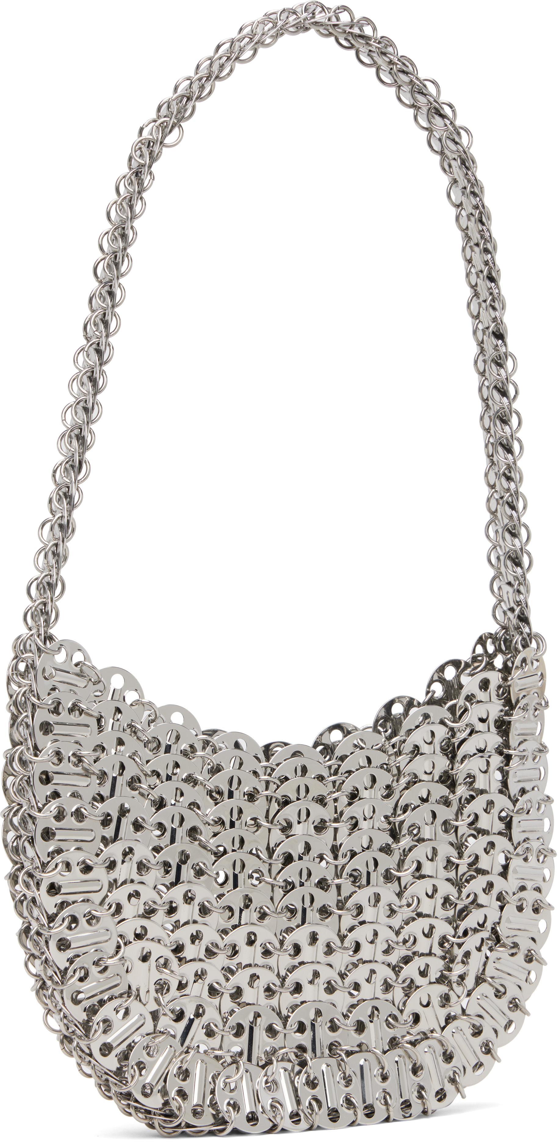 Rabanne - Silver Iconic 1969 Moon Bag