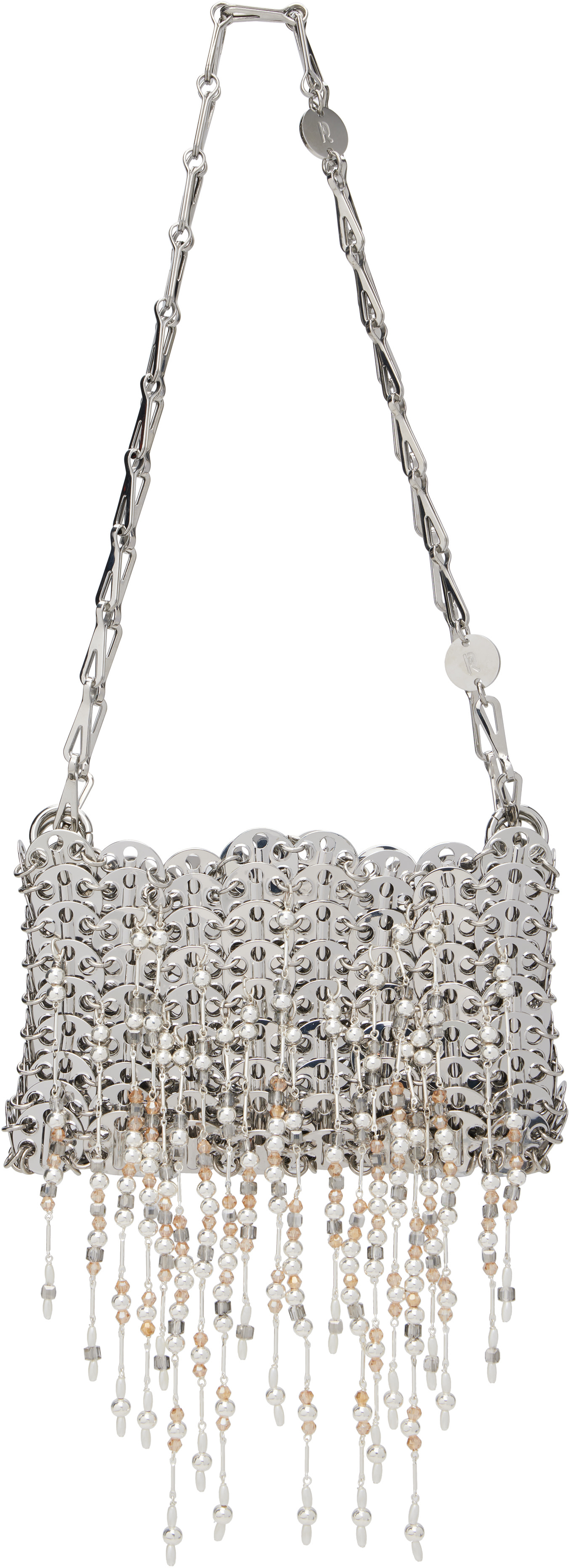 Rabanne: Silver 1969 Nano Bag | SSENSE