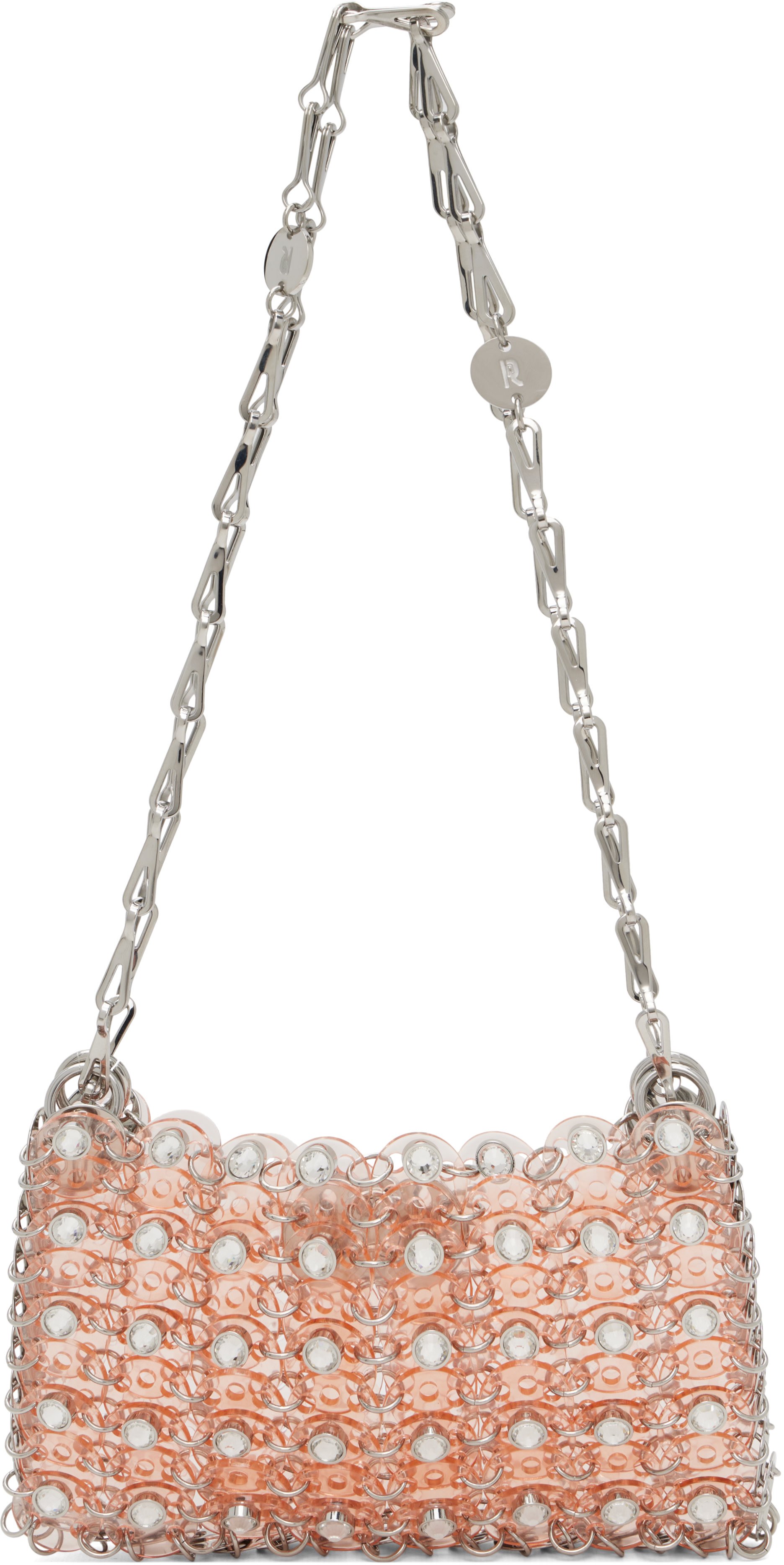 Rabanne: Pink 1969 Nano Shoulder Bag | SSENSE