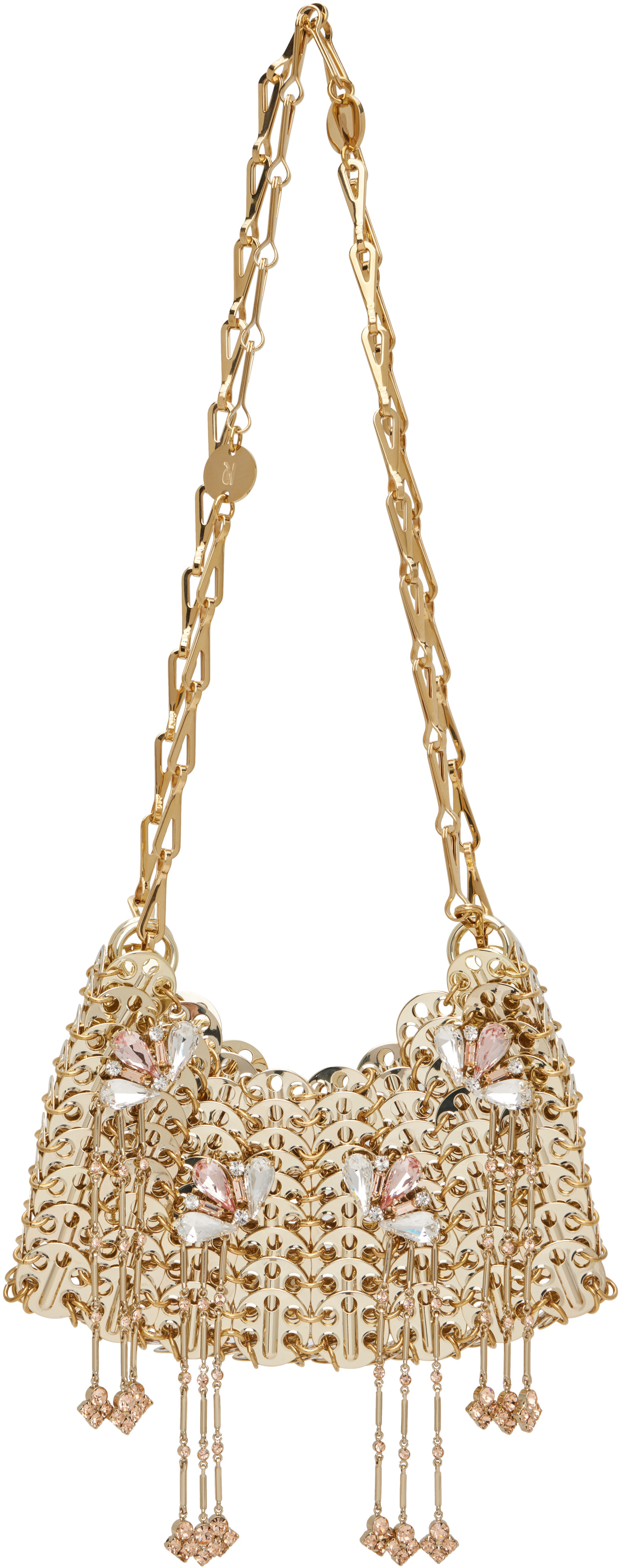 Rabanne: Gold Signature Jewels 1969 Nano Bag | SSENSE