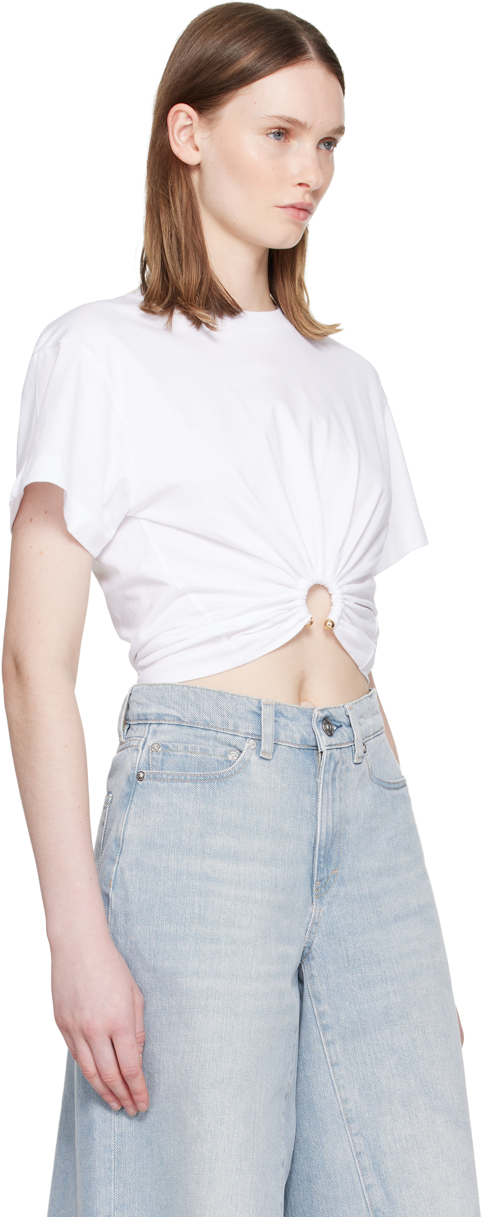 Rabanne - White Piercing T-shirt