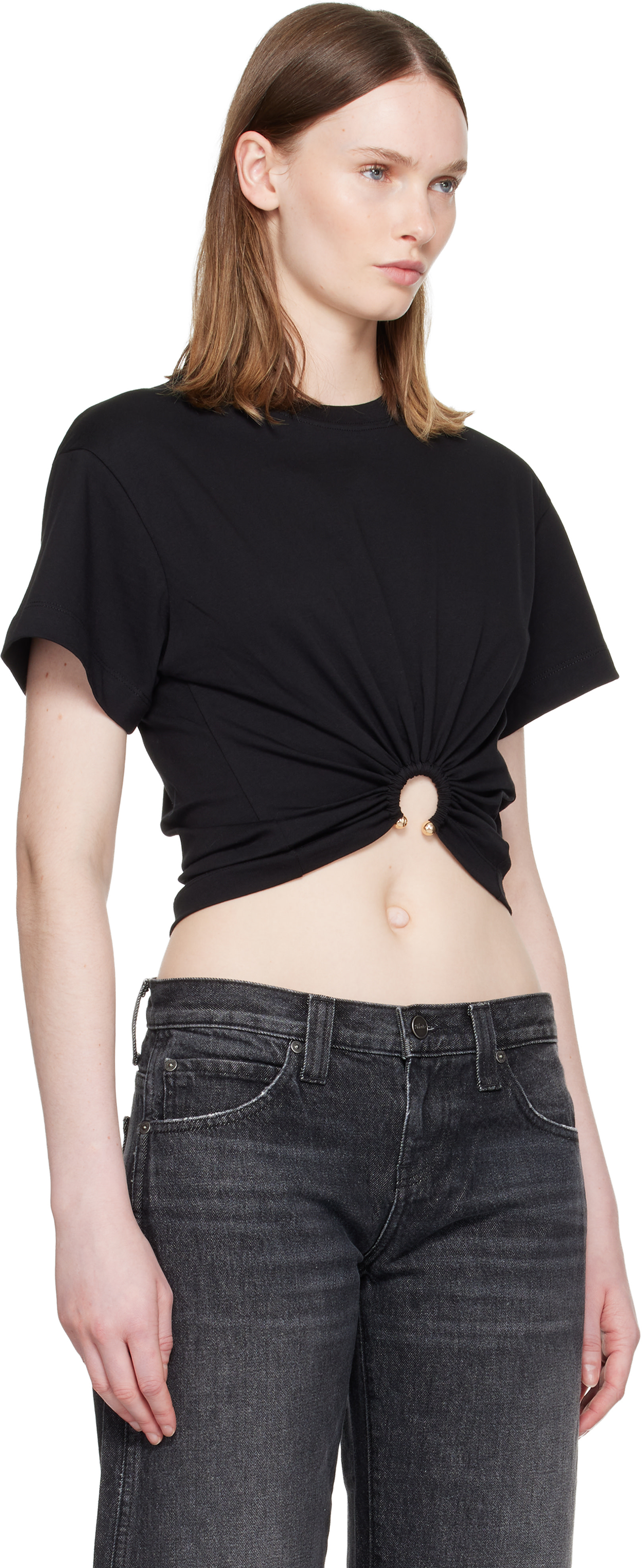 Rabanne - Black Piercing T-shirt