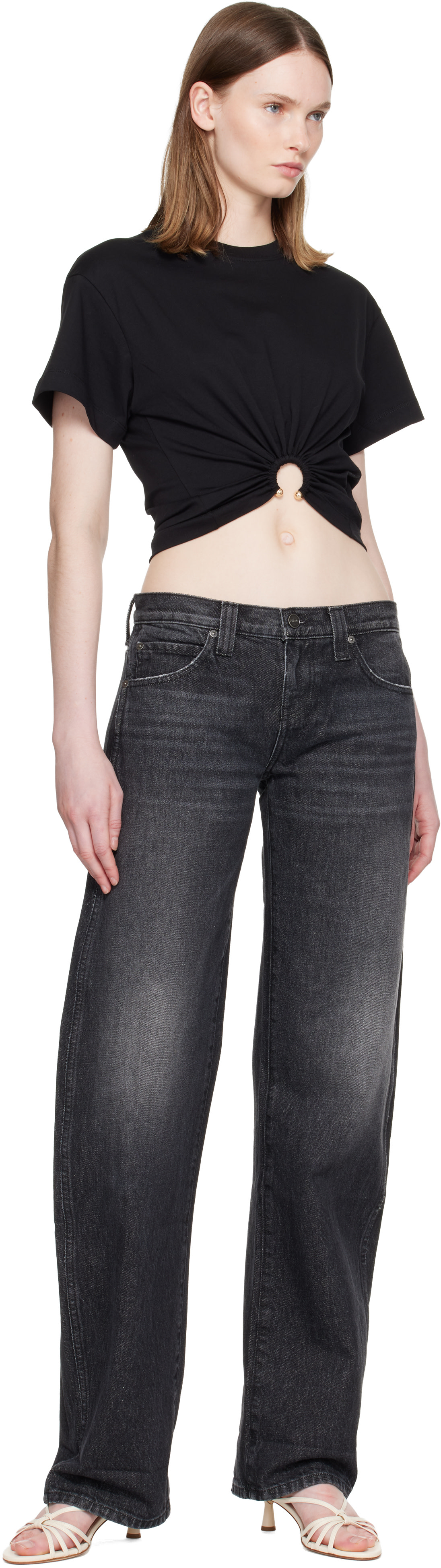 Rabanne - Black Piercing T-shirt