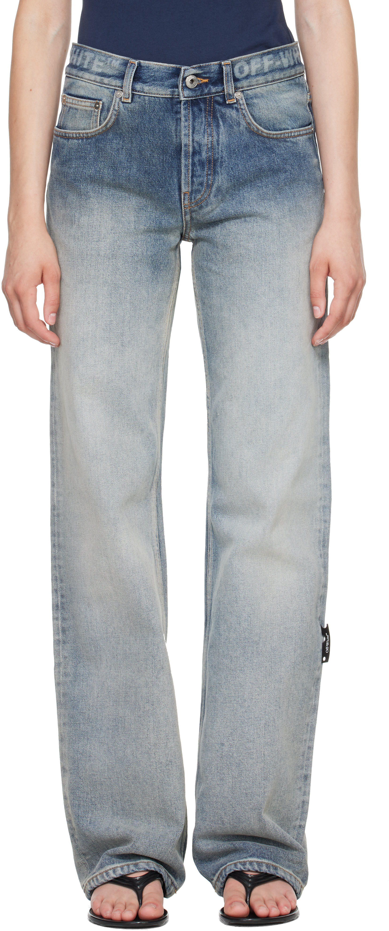 Off-White - Jean Indust Susy bleu