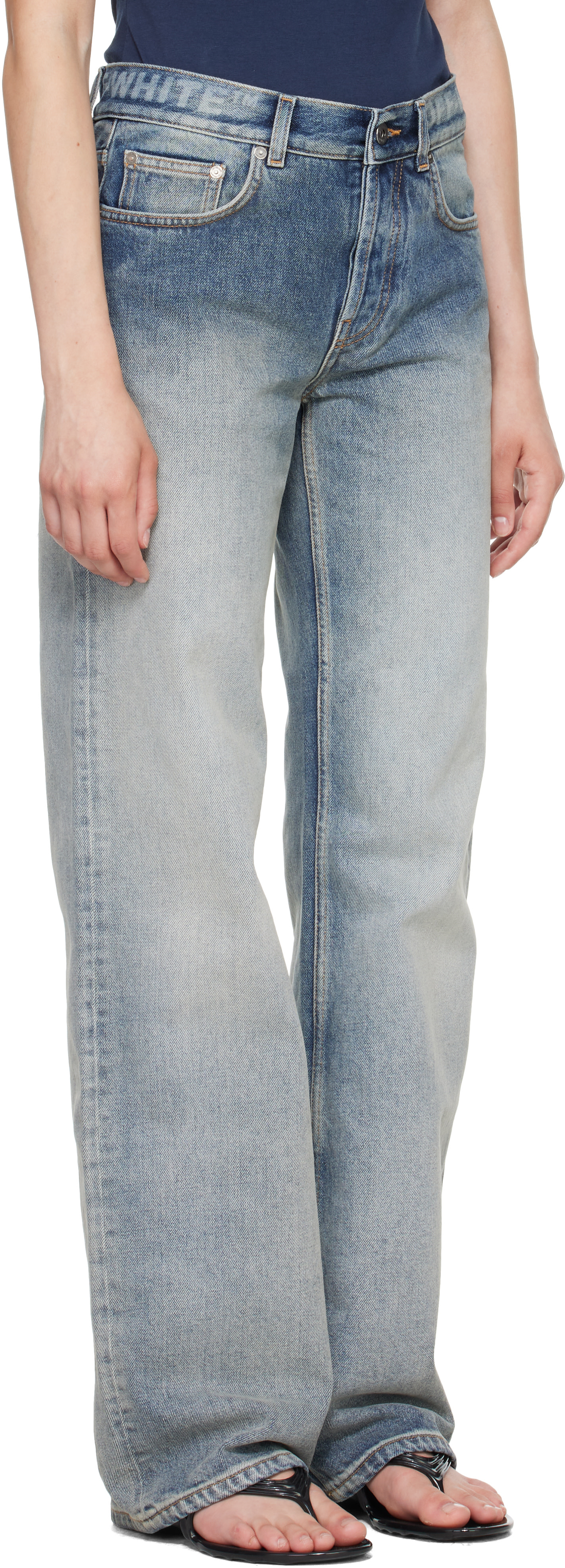 Off-White - Jean Indust Susy bleu