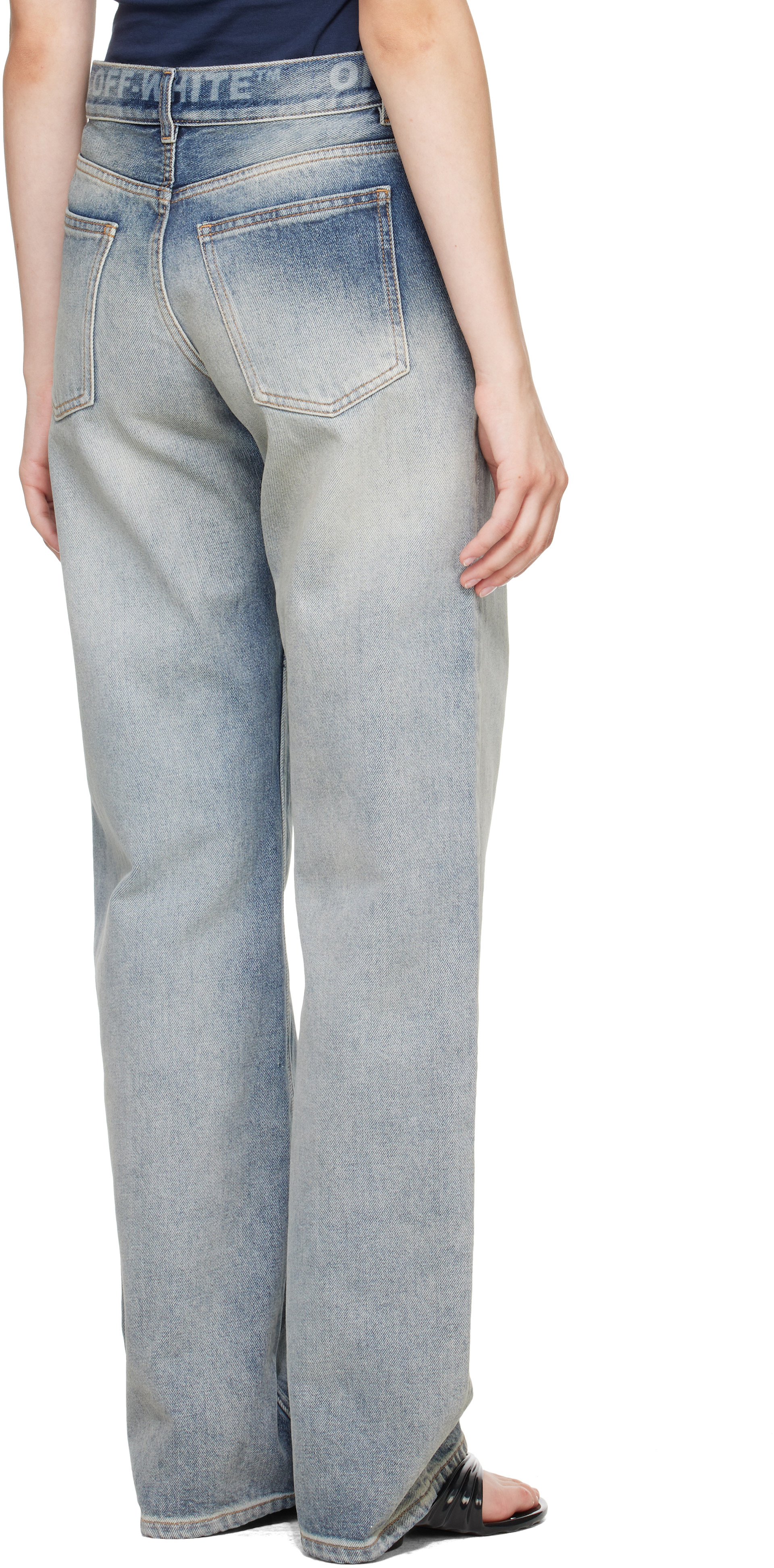 Off-White - Jean Indust Susy bleu
