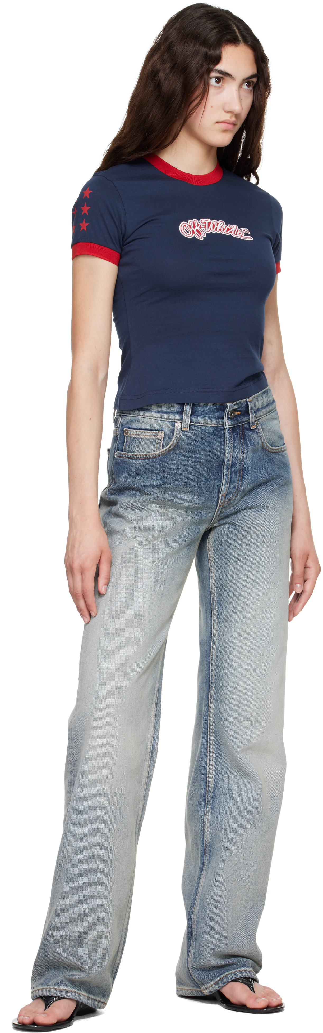 Off-White - Jean Indust Susy bleu