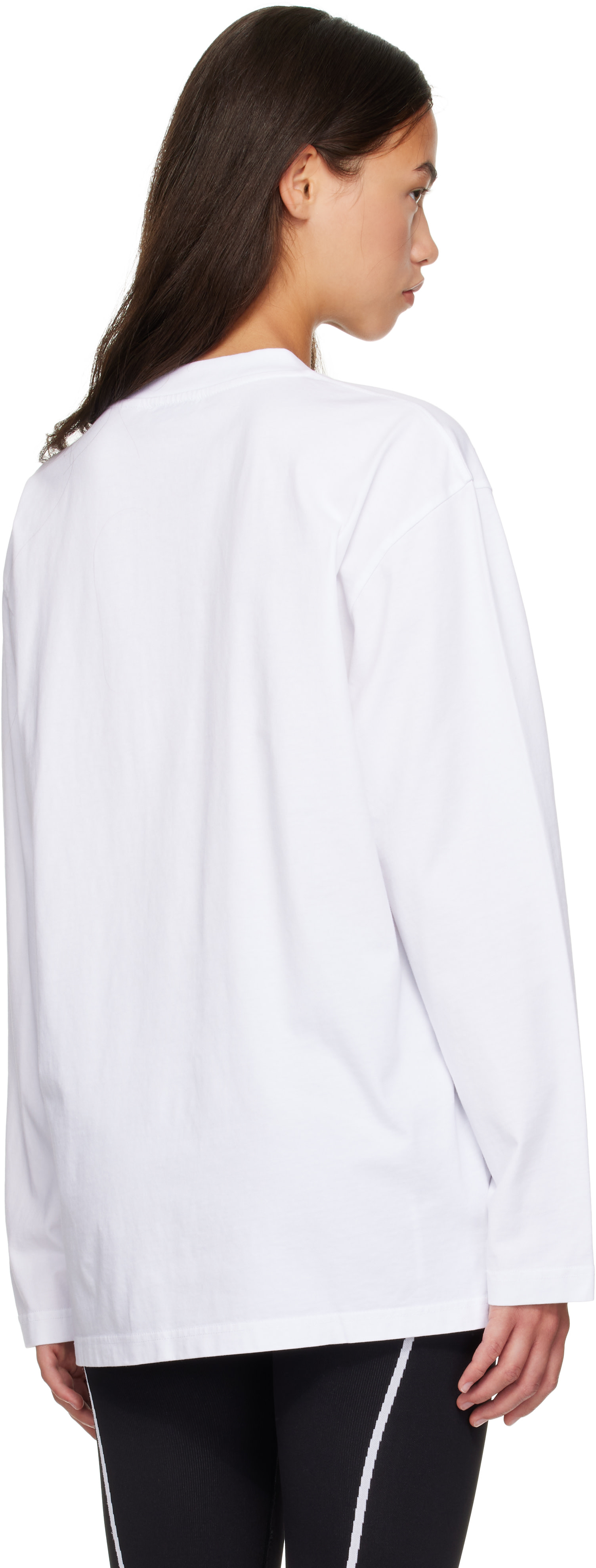 Off-White - T-shirt étagé blanc à logo