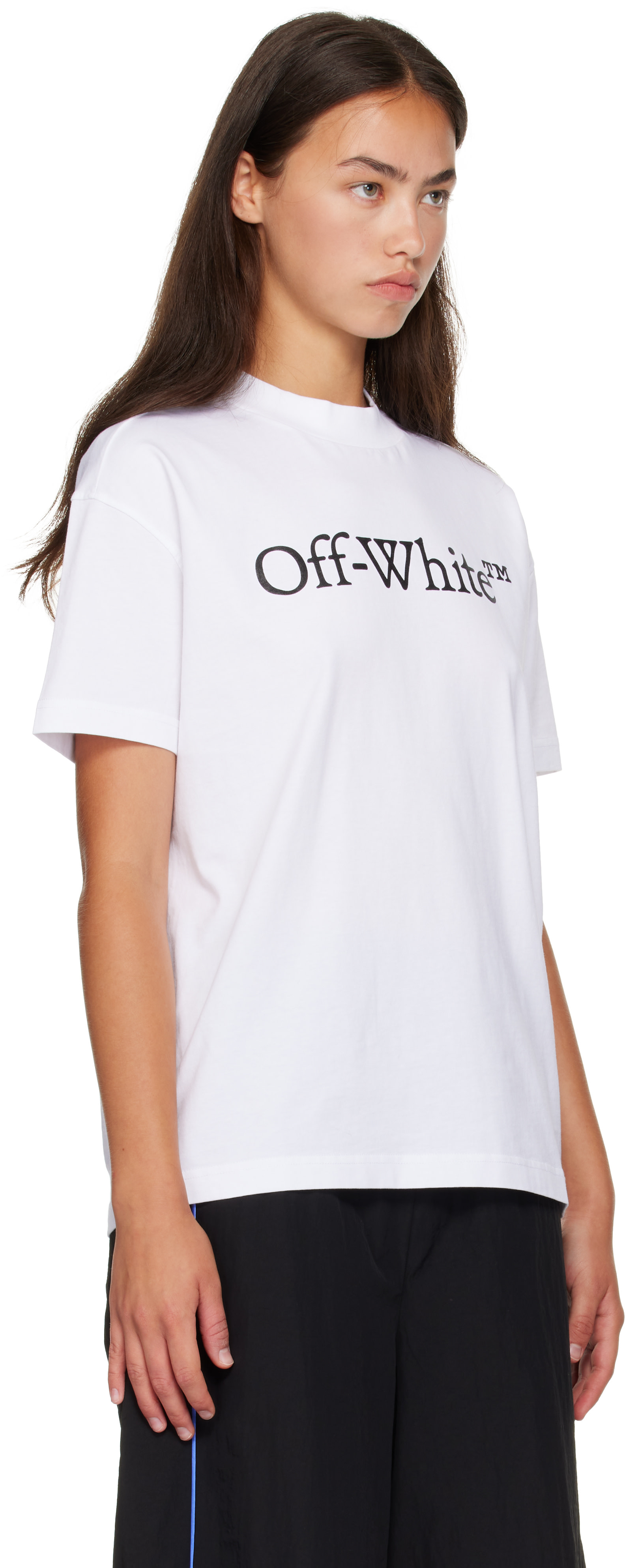 Off-White - T-shirt blanc à gros logo