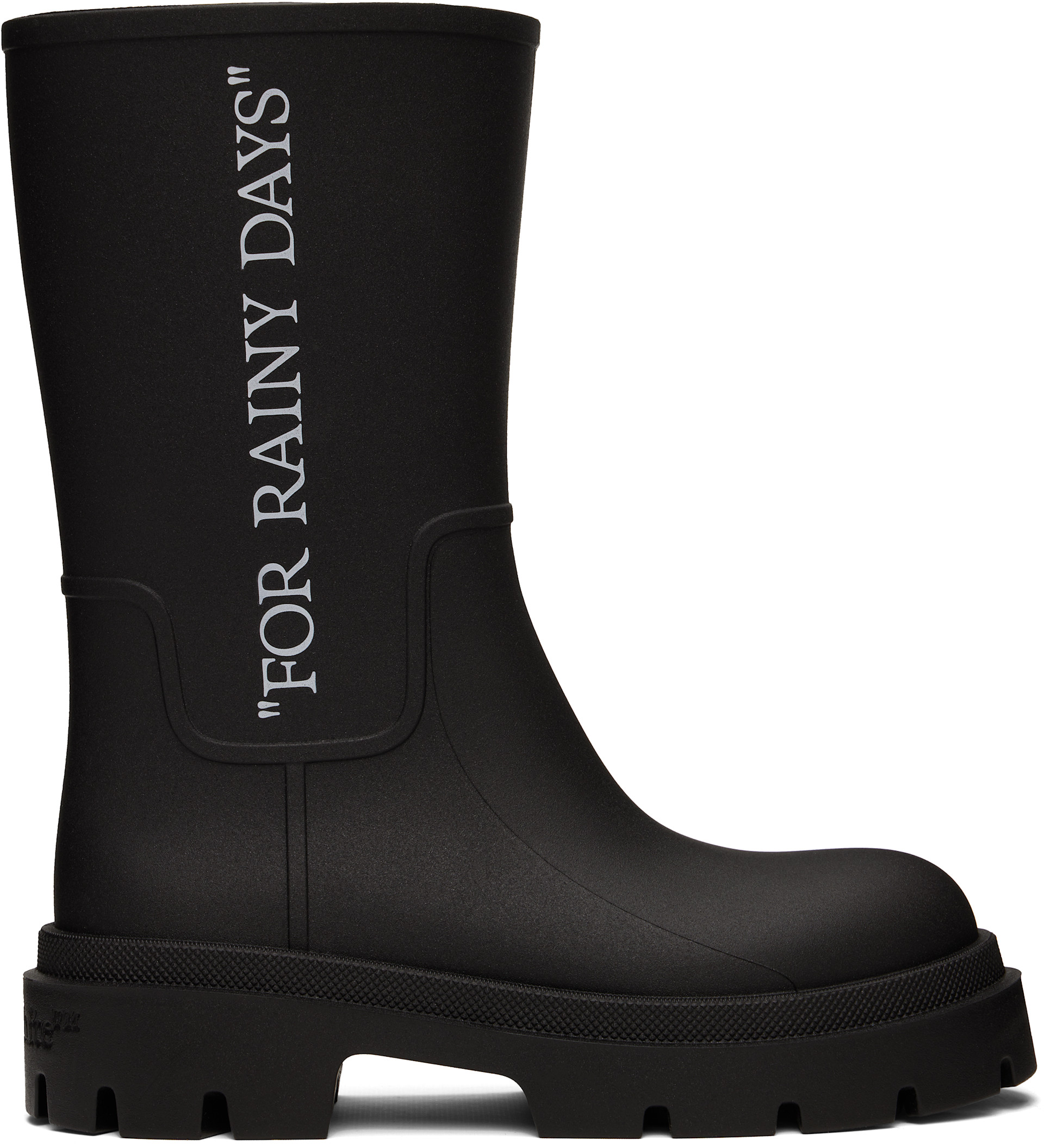 Off-White - Bottes Reboot 'Rainy Days' noires