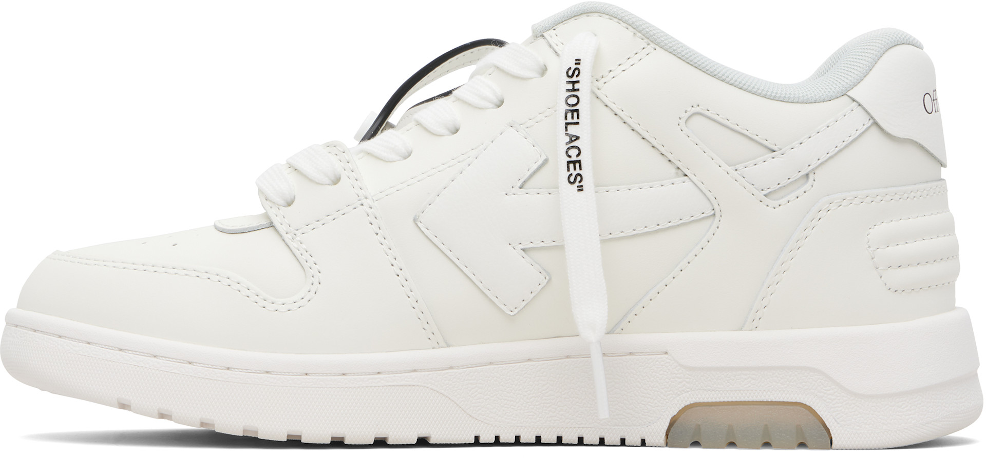 Off-White - Baskets Out Of Office 'For Walking' blanches