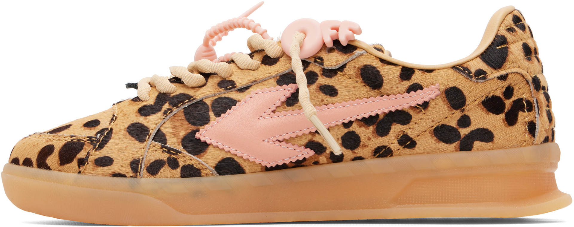 Off-White - Baskets 'End Of Play' brun clair
