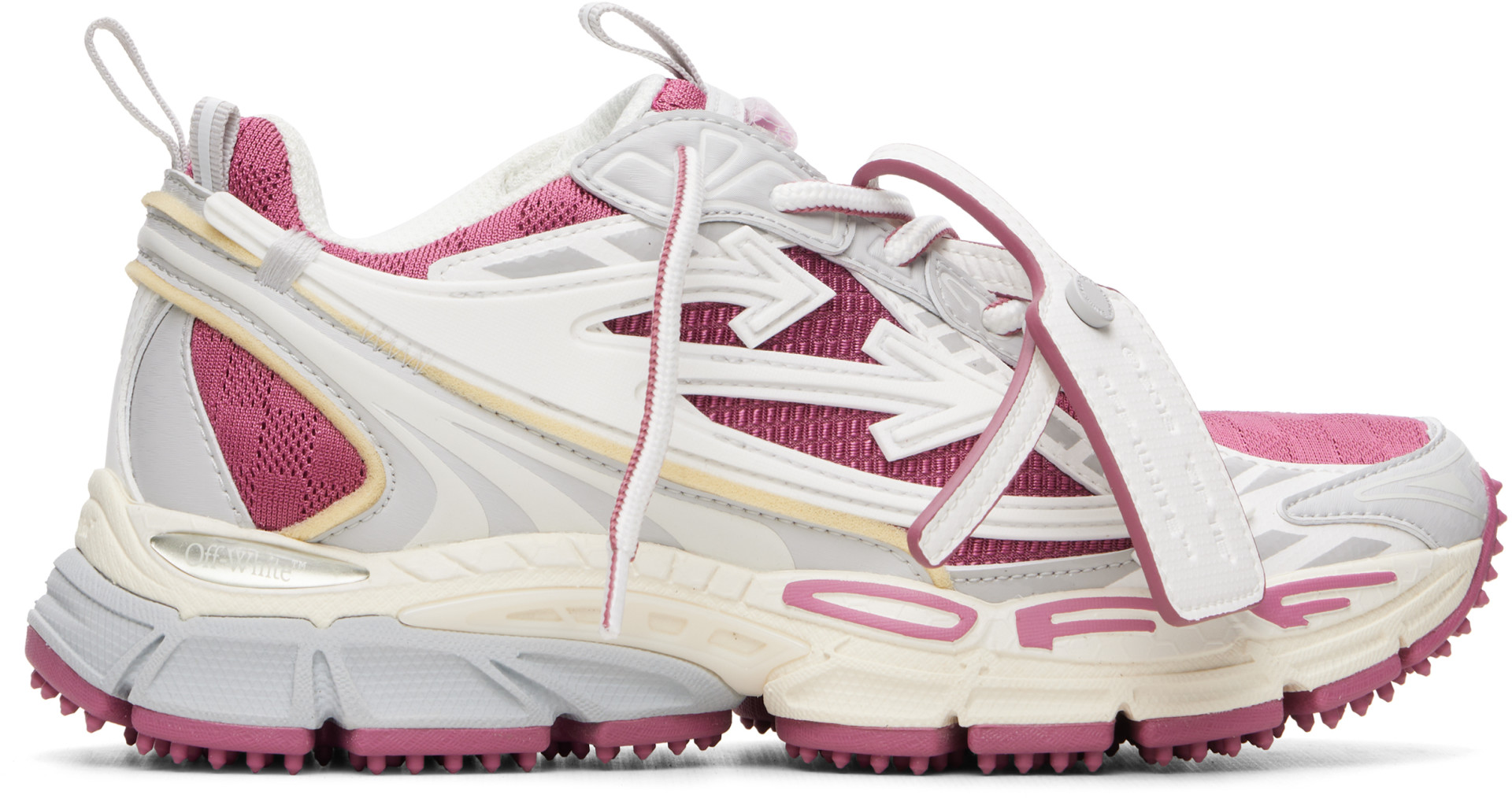 Off-White - Baskets Be Right Back blanc et rose