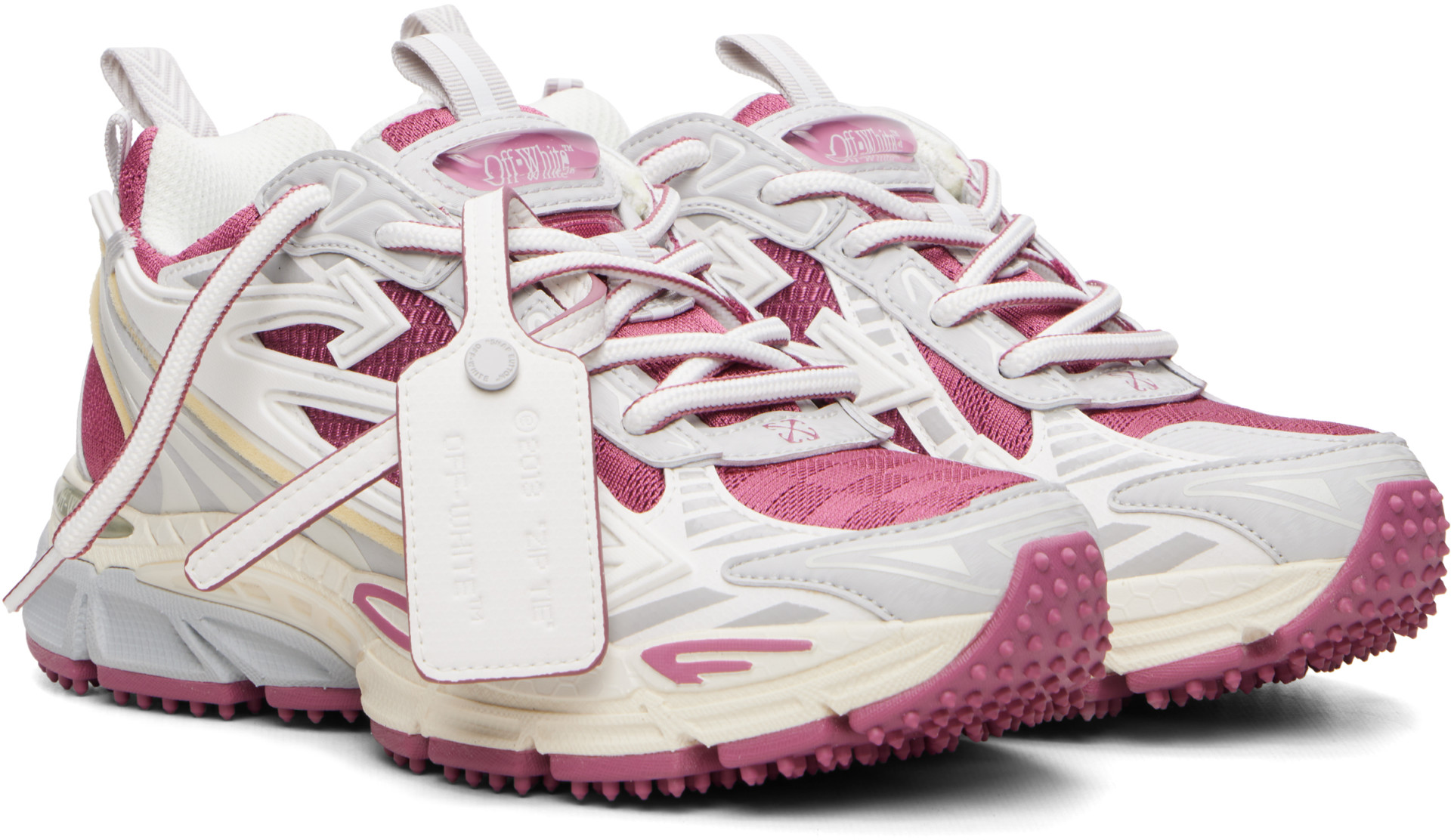 Off-White - Baskets Be Right Back blanc et rose