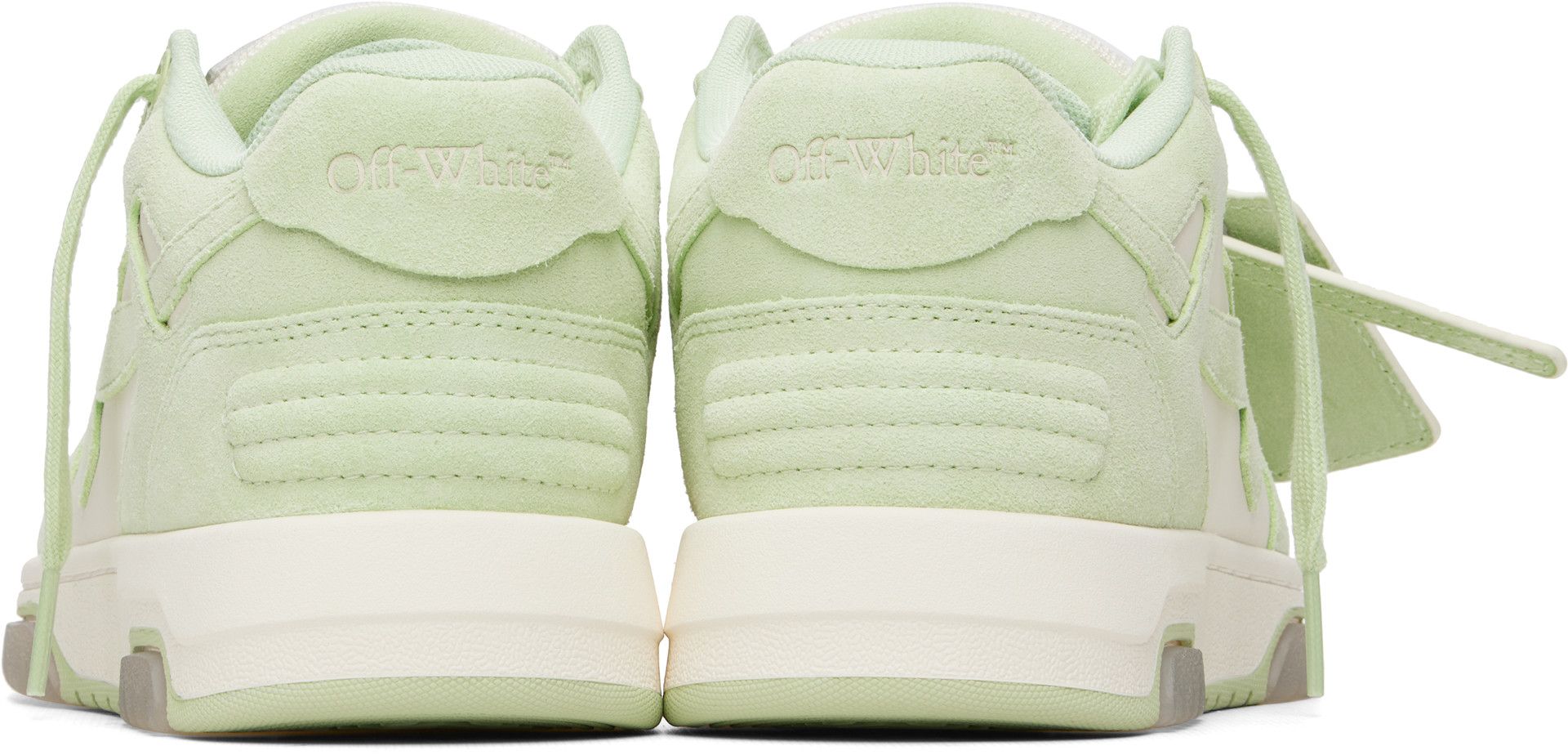 Off-White - Baskets Out Of Office blanc et vert